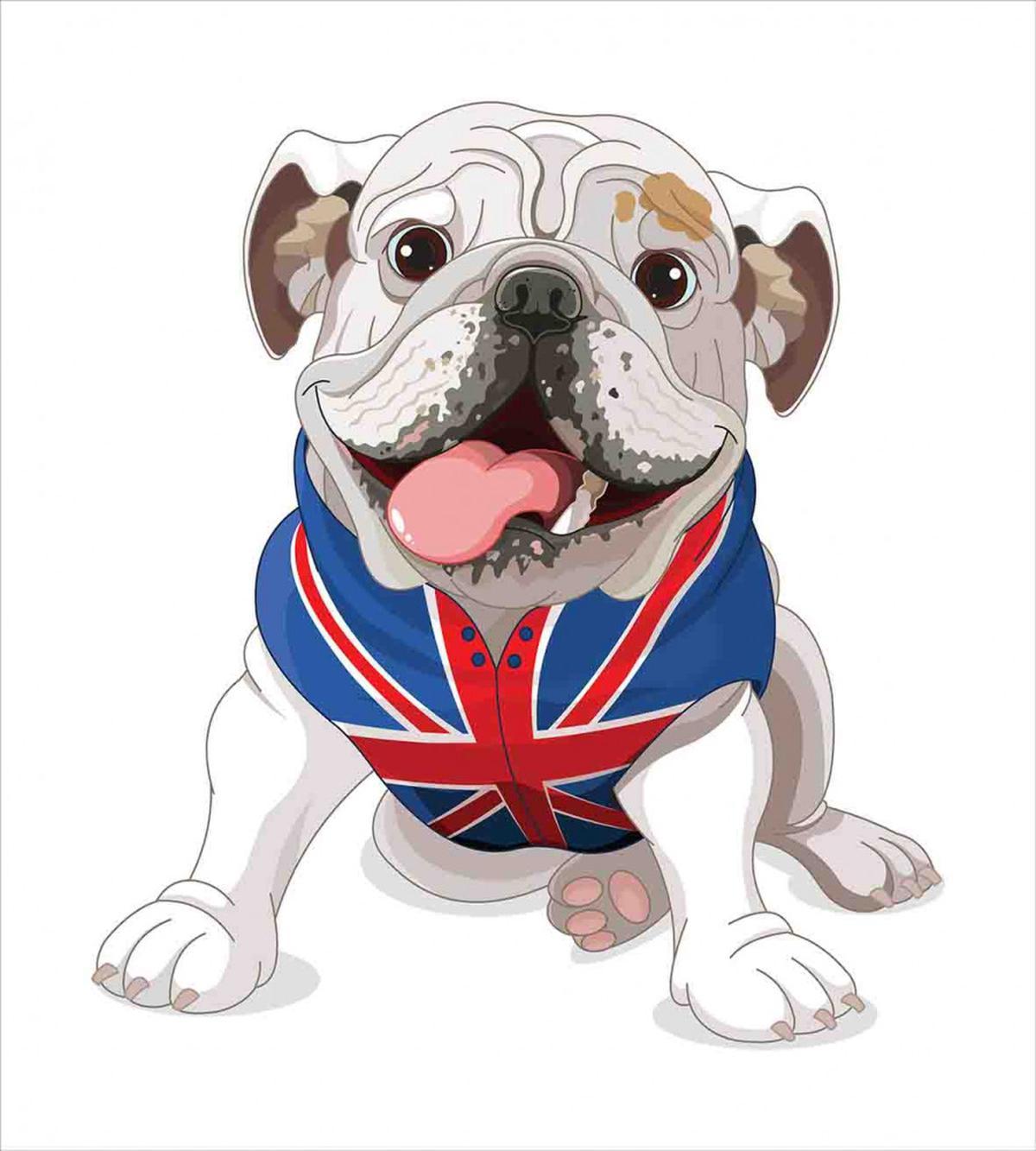 Puppy with Flag — Pattern