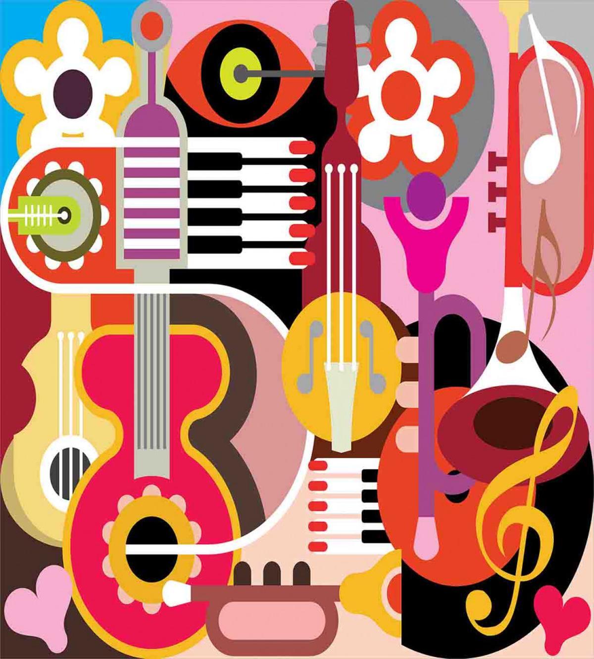 Music Instruments — Pattern