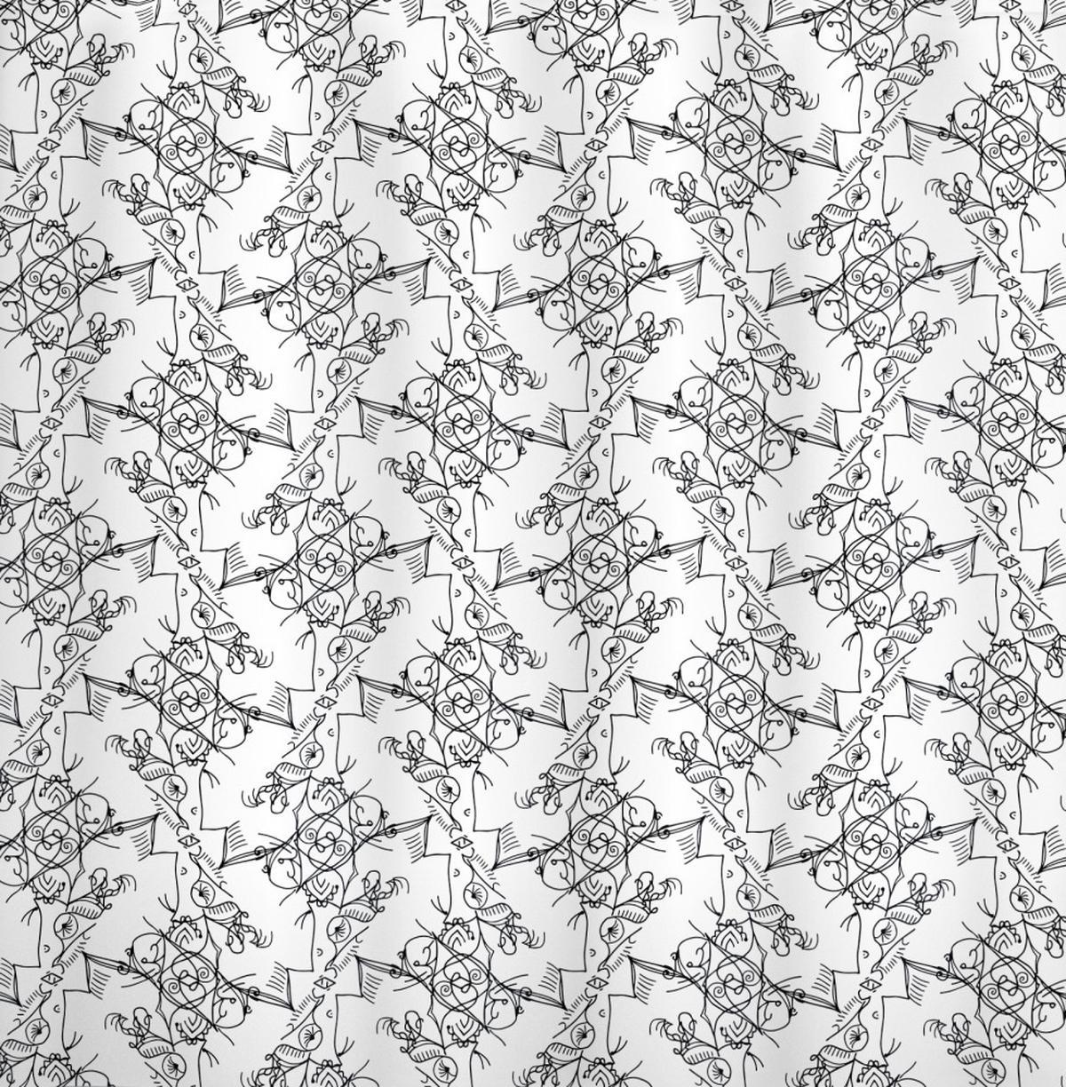 Contemporary Line Art Style — Pattern