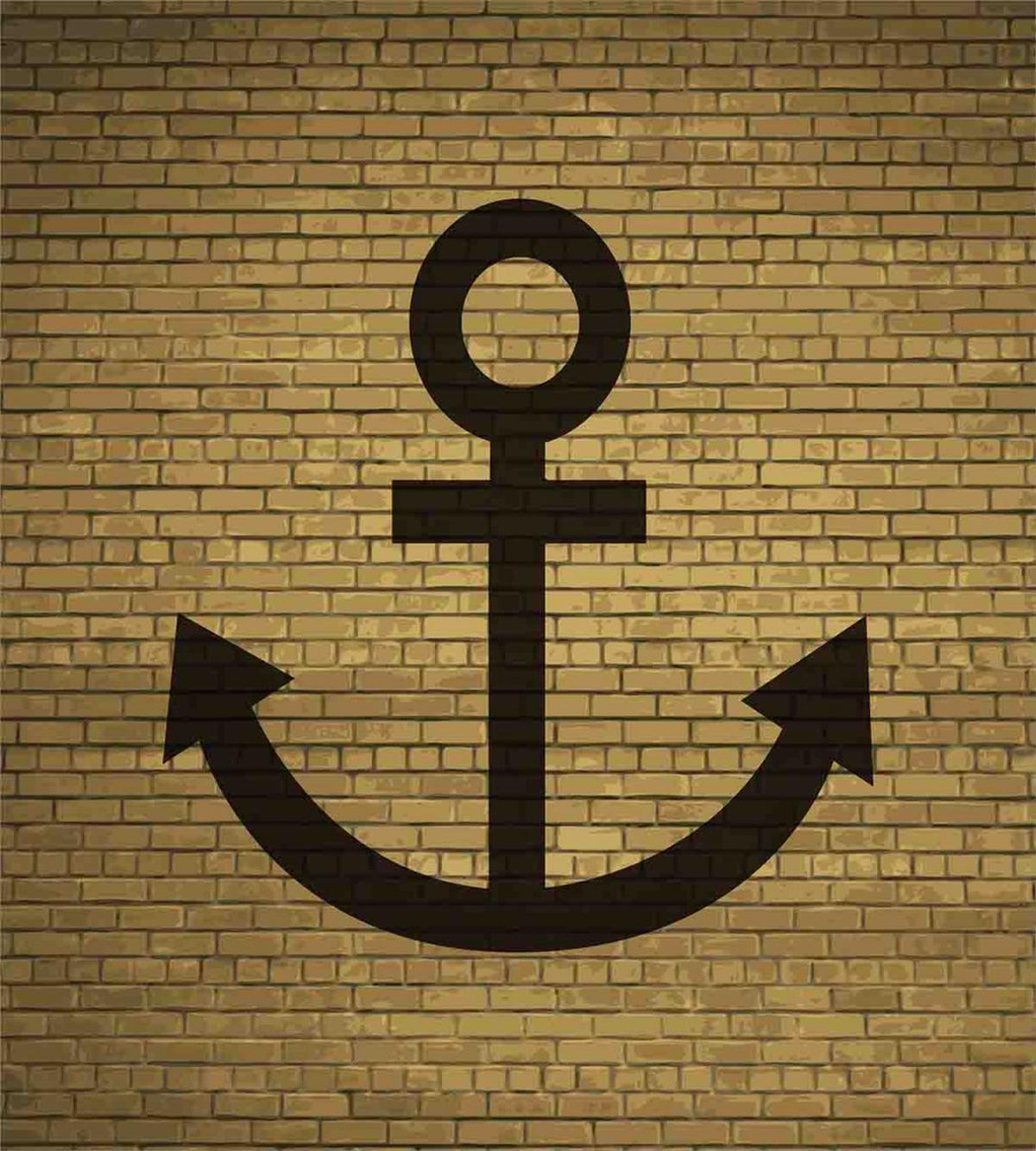 Anchor over Brick — Pattern