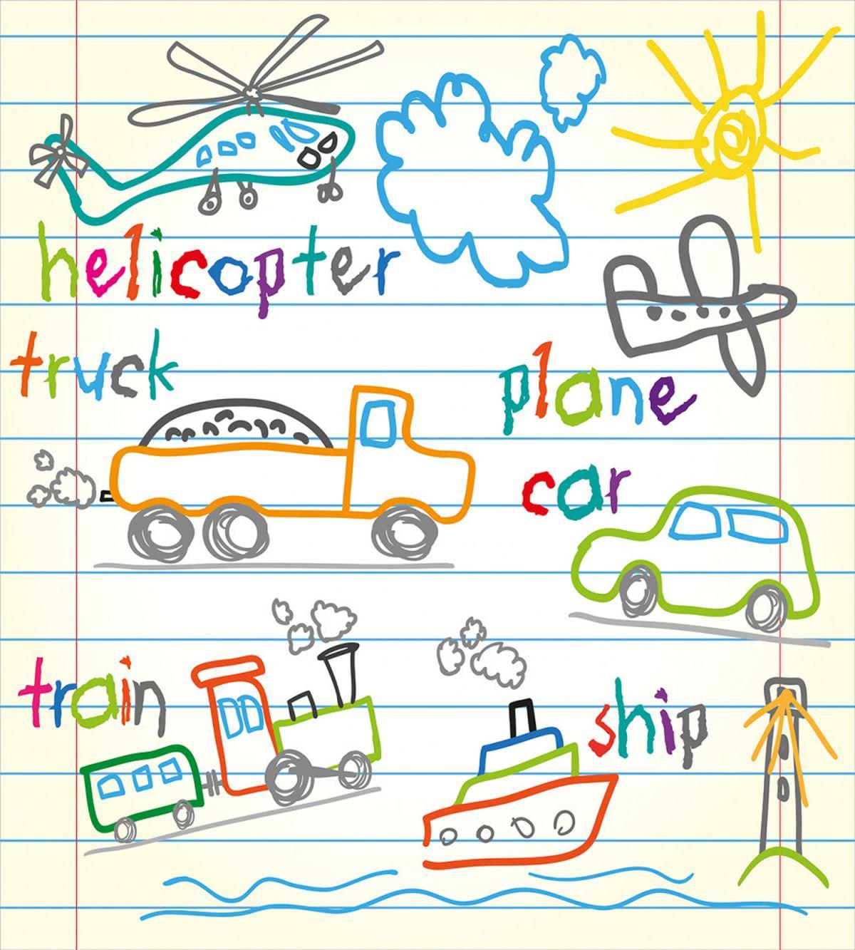 Children Drawing — Pattern