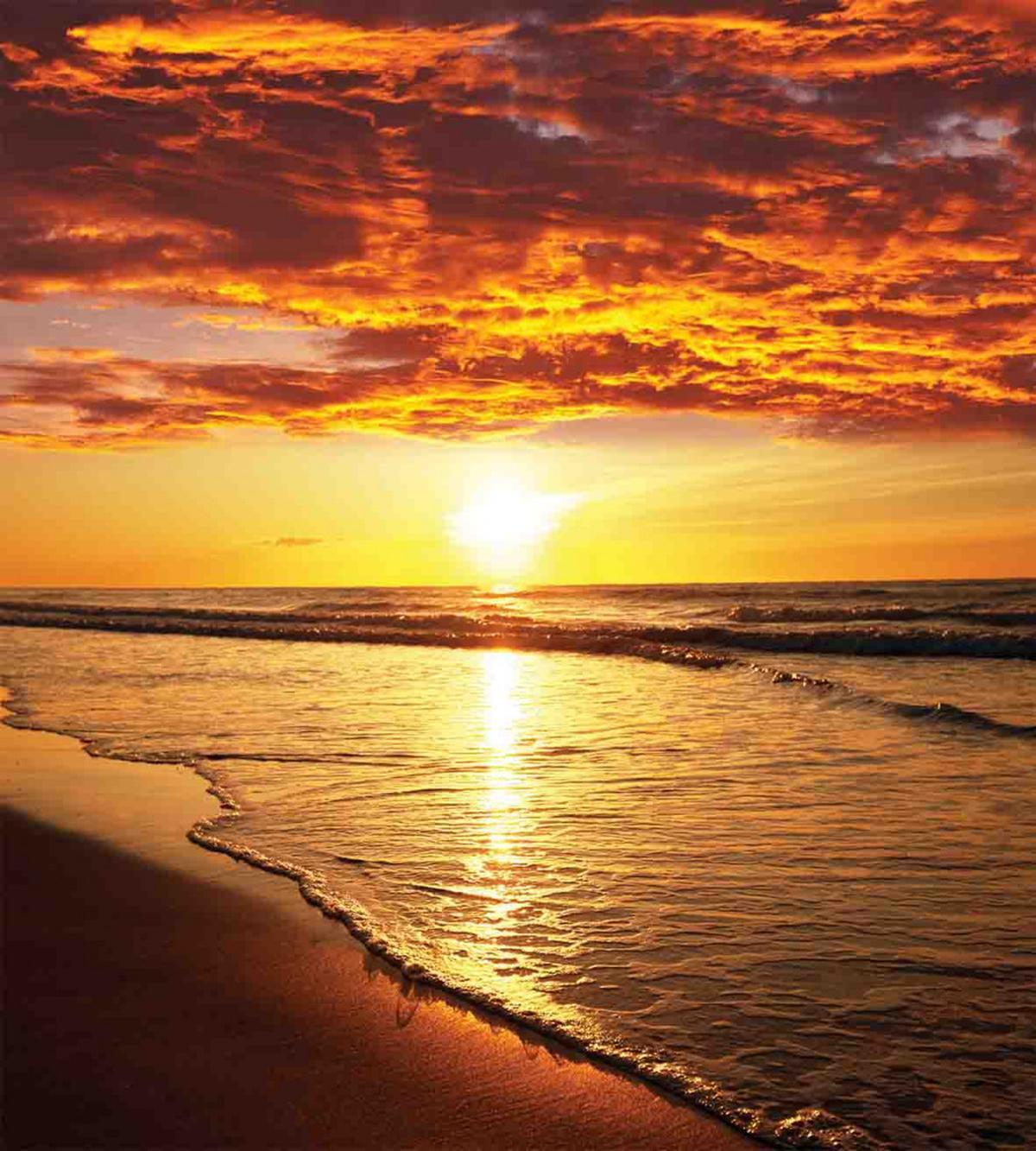 Beach Sunset Coast — Pattern