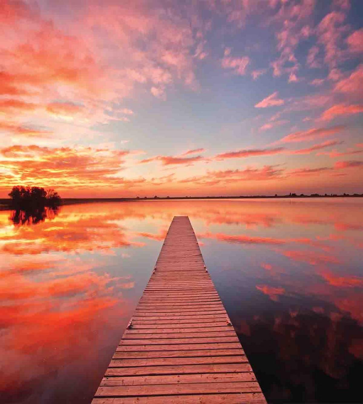 Pathway Sunset at Ocean — Pattern