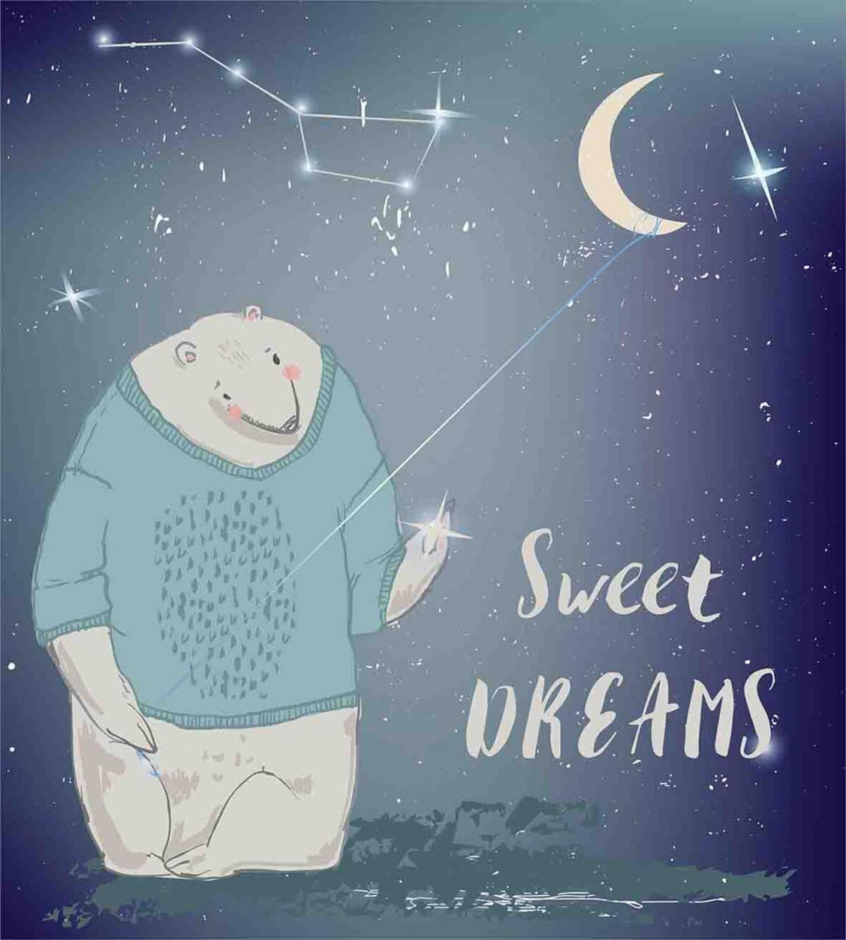 Polar Bear Holding a Star — Pattern