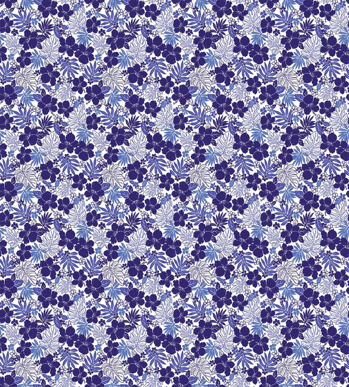Monochrome Exotic Flora — Pattern