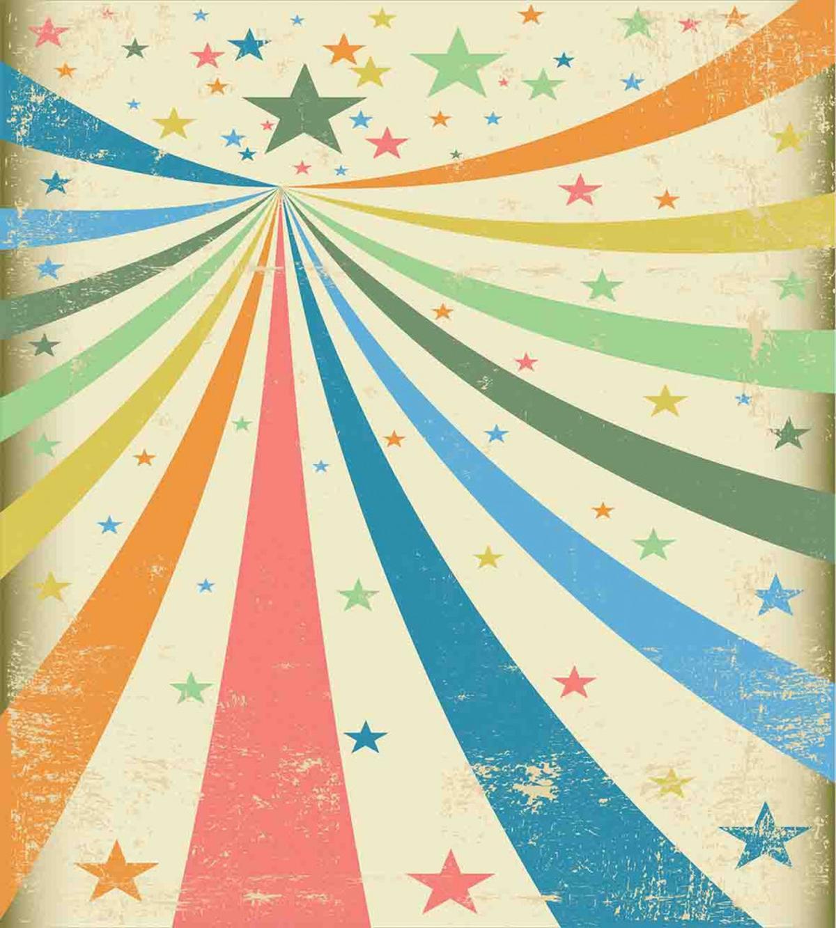 Rainbow Background Art — Pattern