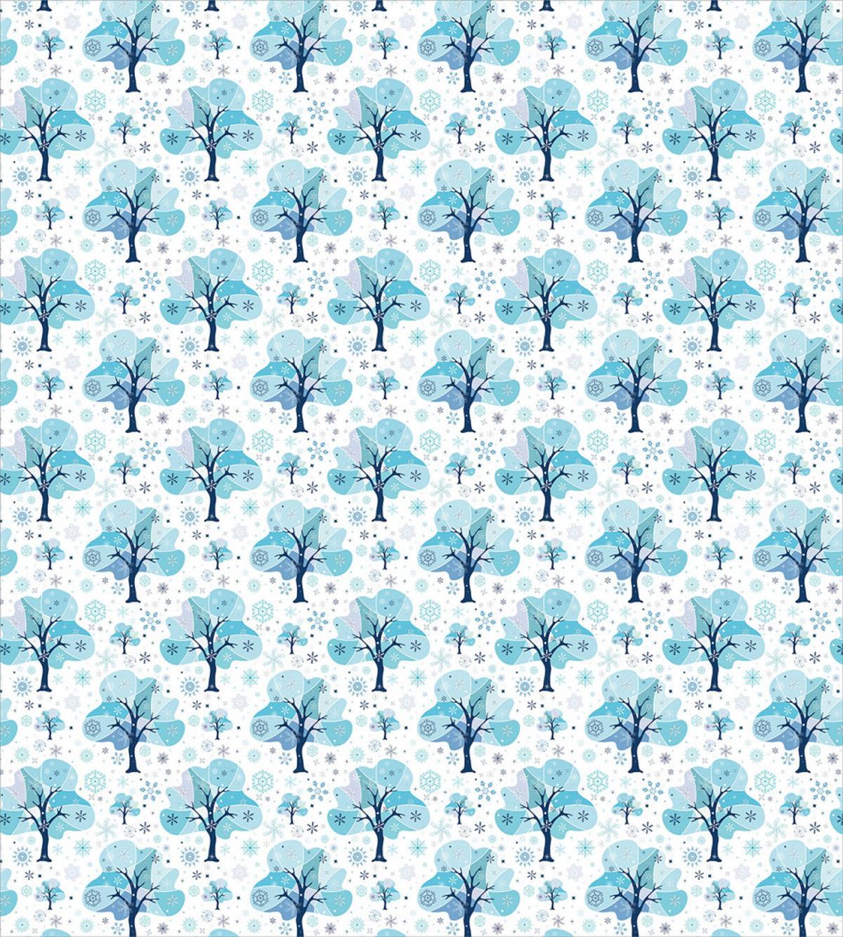 Trees Snowflakes Mix — Pattern