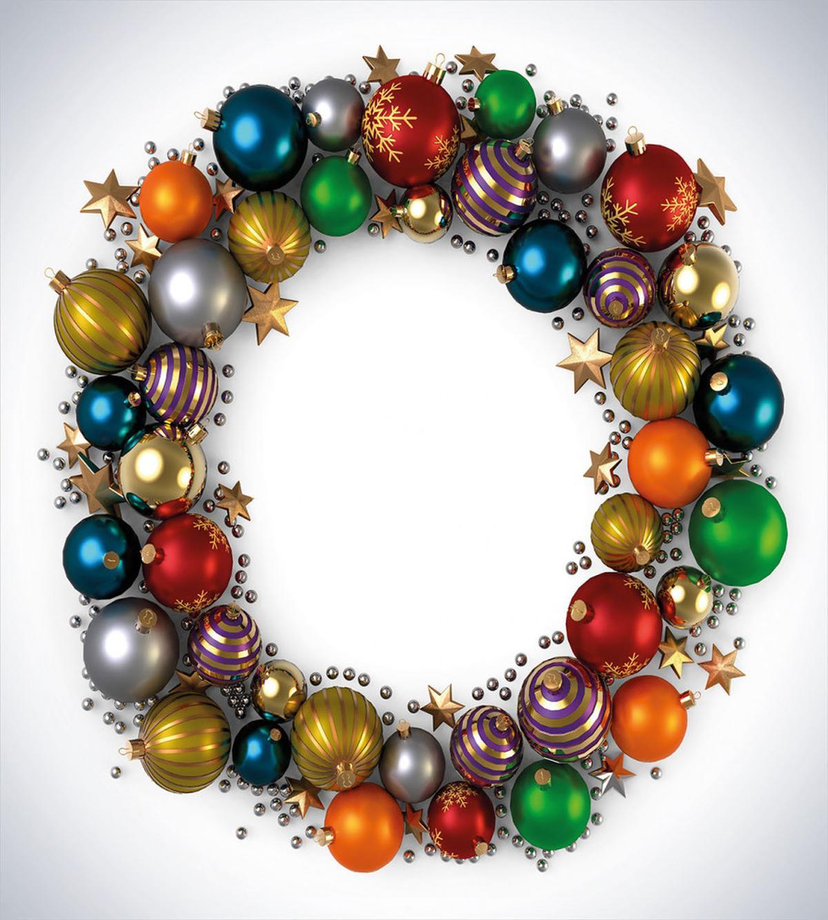 Wreath Garland Baubles — Pattern