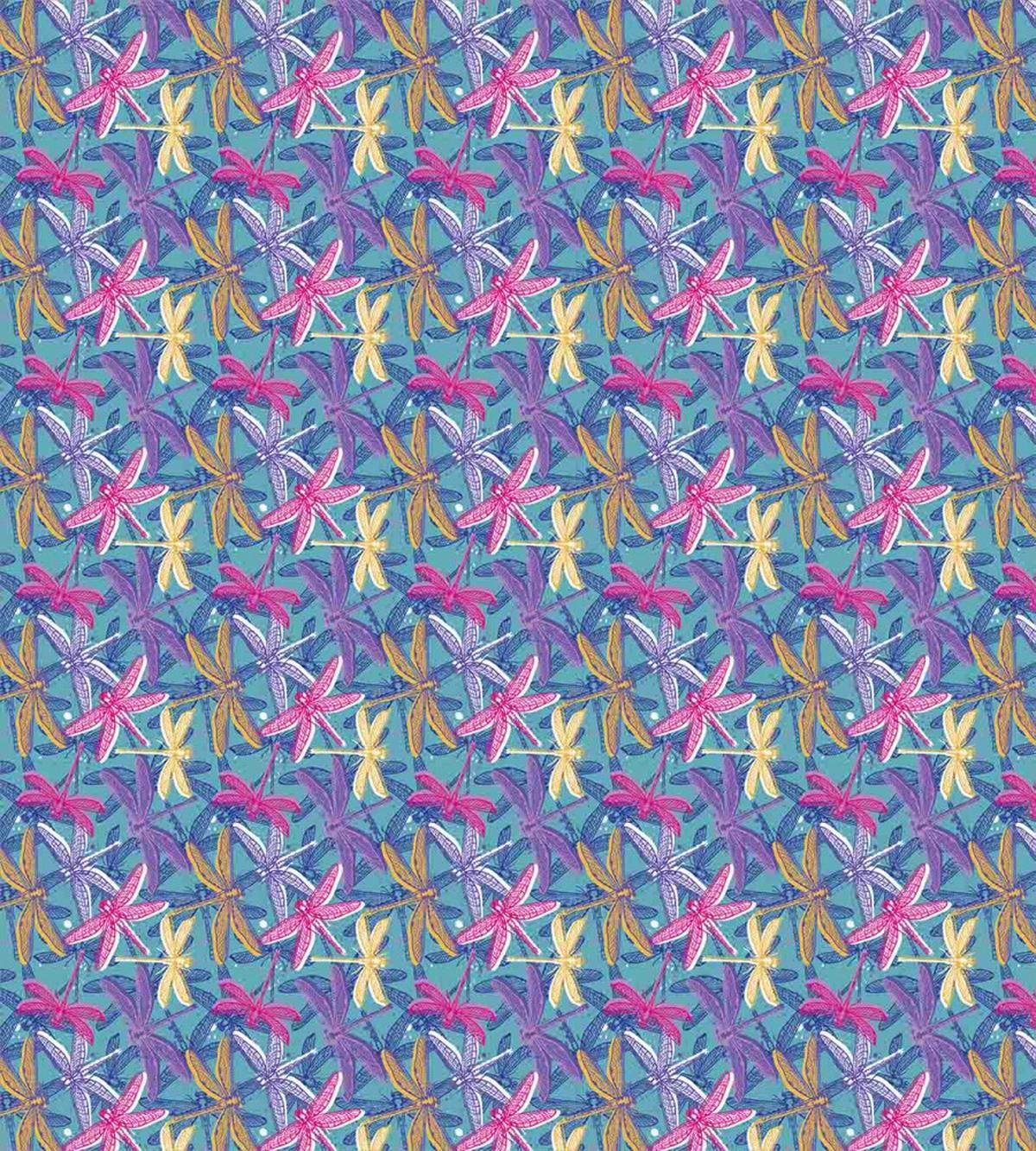 Grunge Colorful Bugs — Pattern