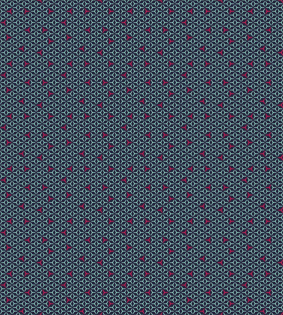 Grid Design Angled Lines — Pattern