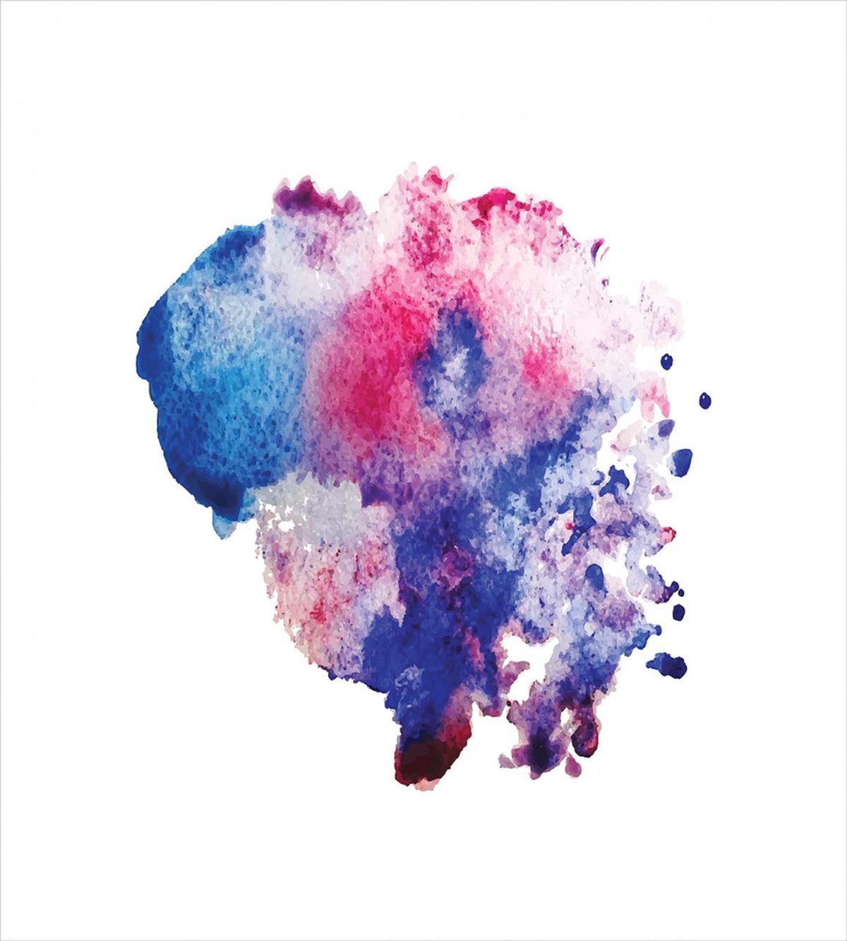 Watercolor Splash Abstract — Pattern