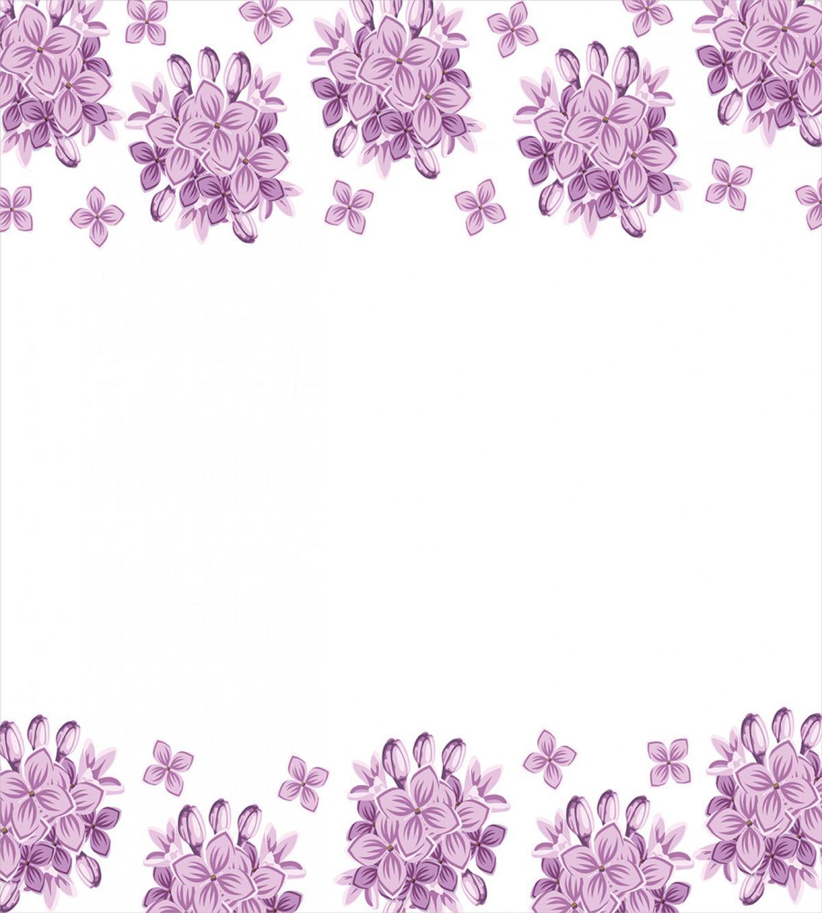 Romantic Lilac Garden — Pattern