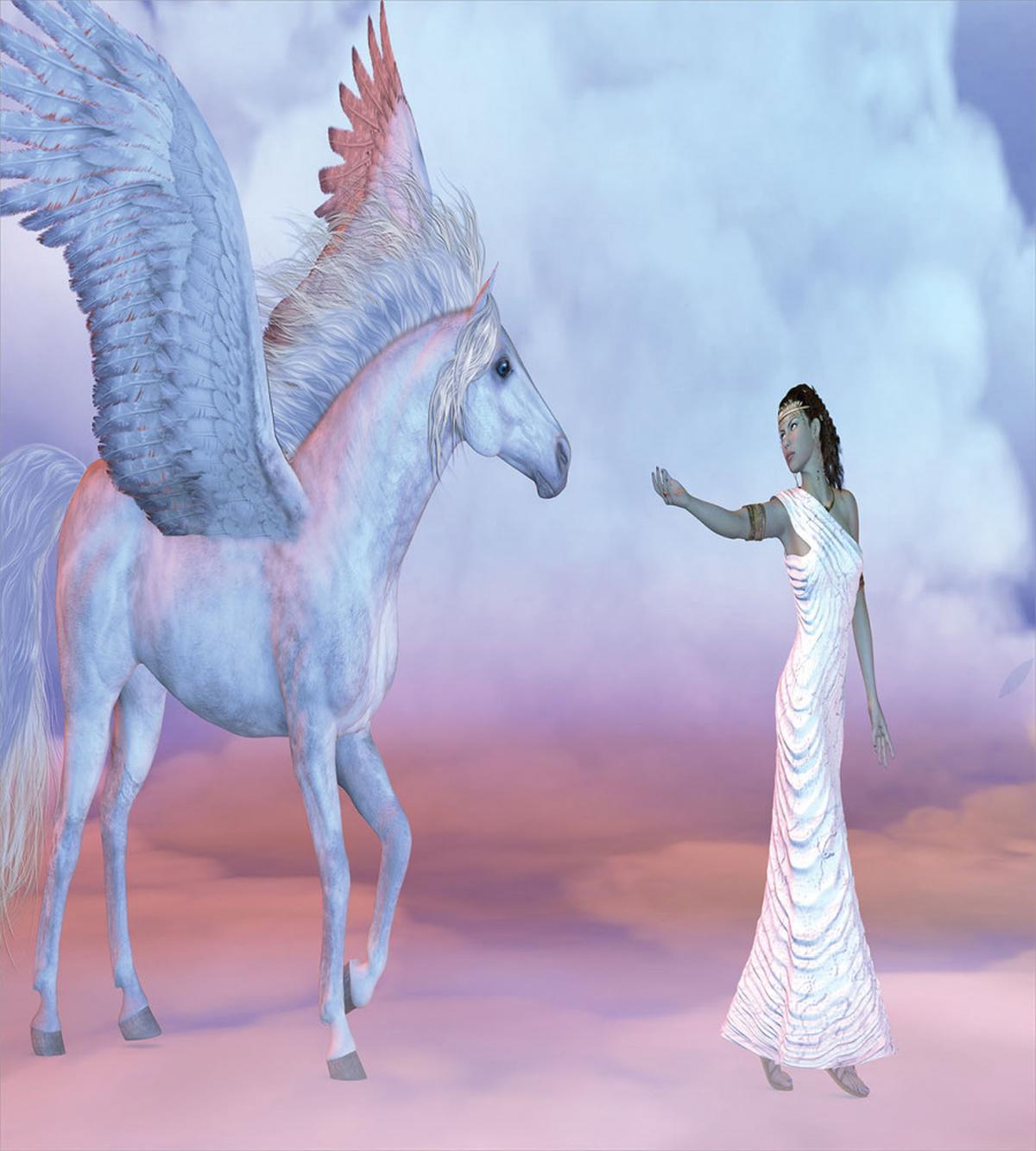 Dreamy Lady and Angel Horse — Pattern