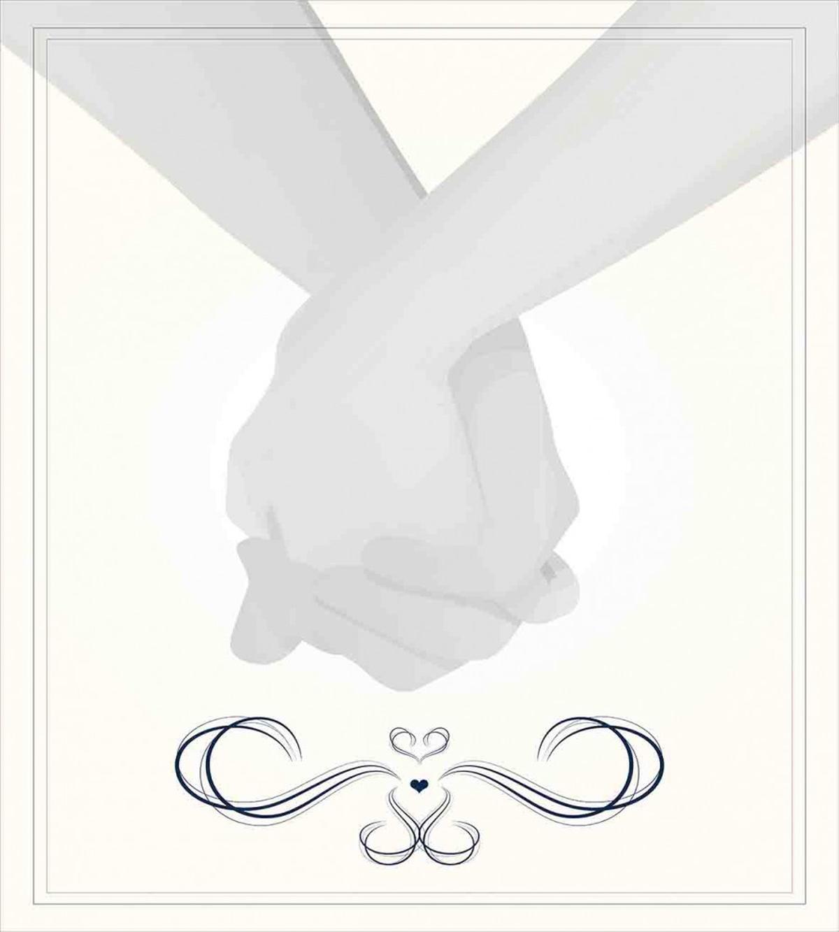 Couple Holding Hands — Pattern
