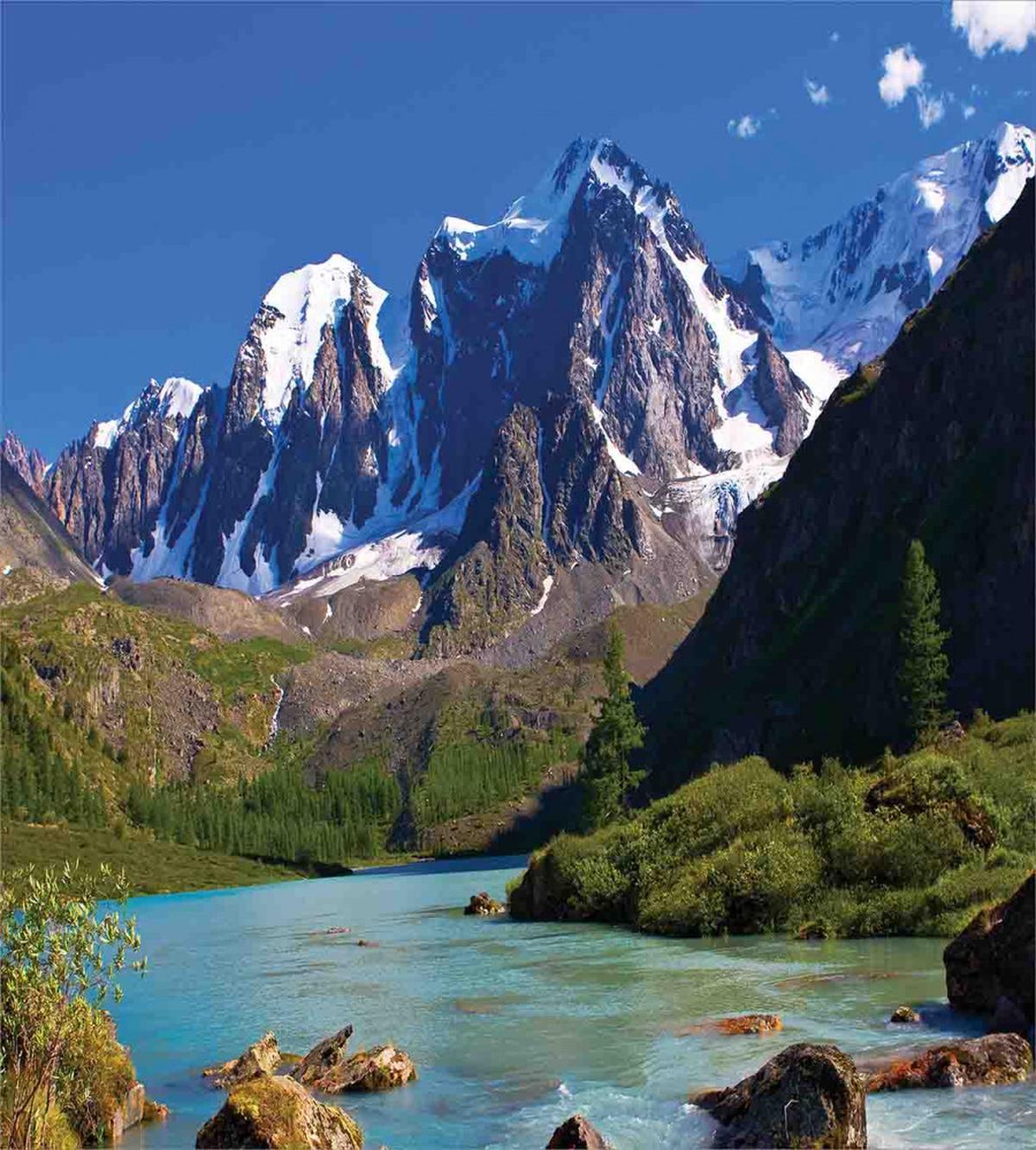 Mountain River Clouds — Pattern