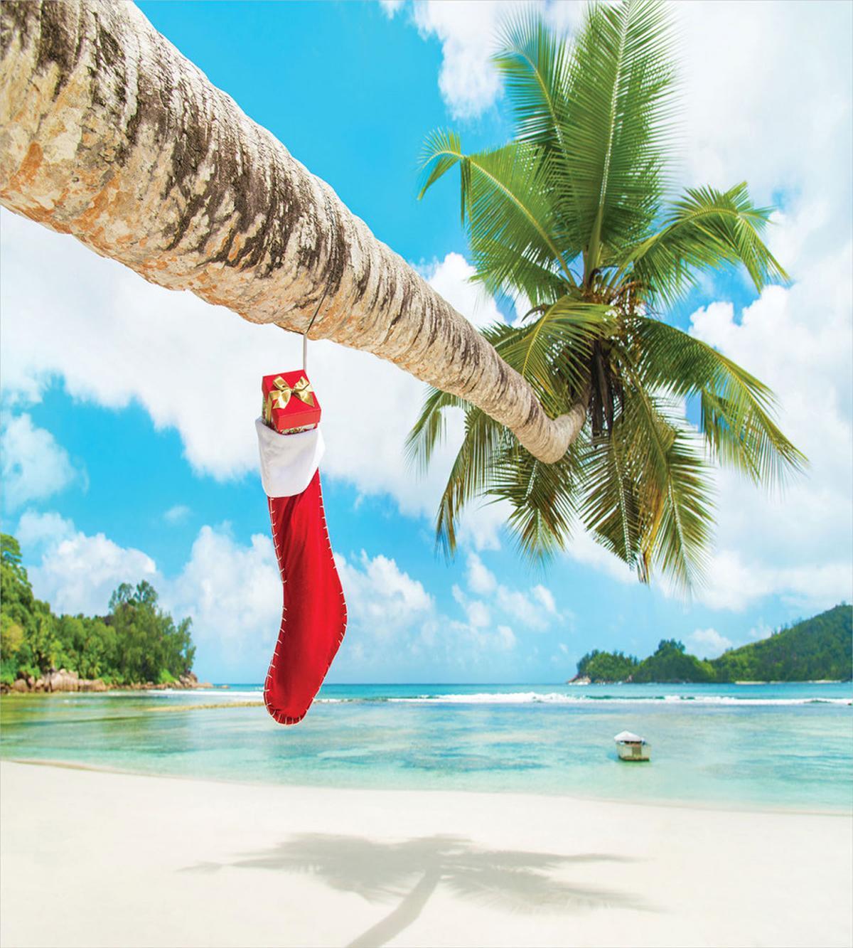Beach Xmas Stockings — Pattern