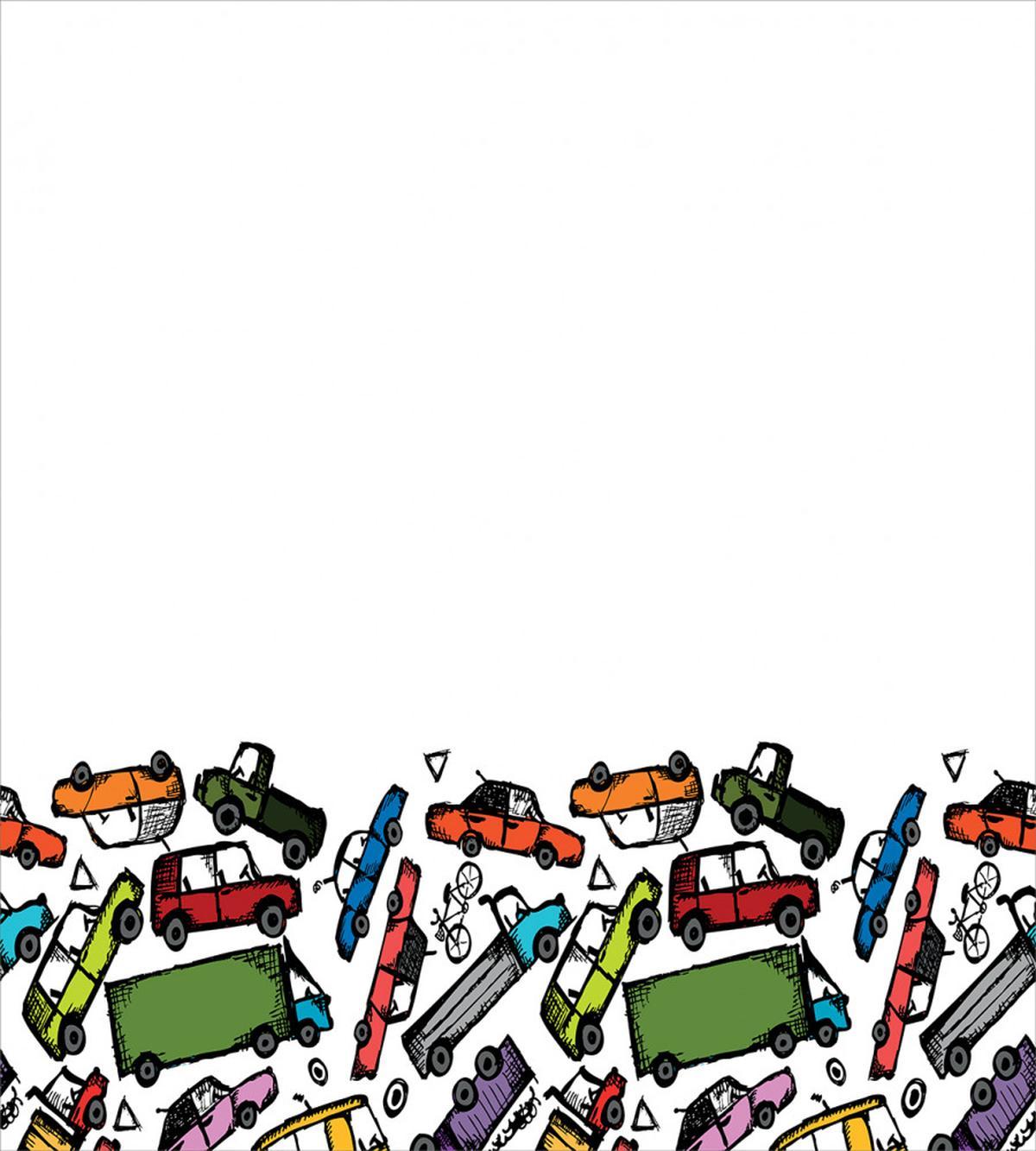 Hand Drawn Toy Wheels — Pattern