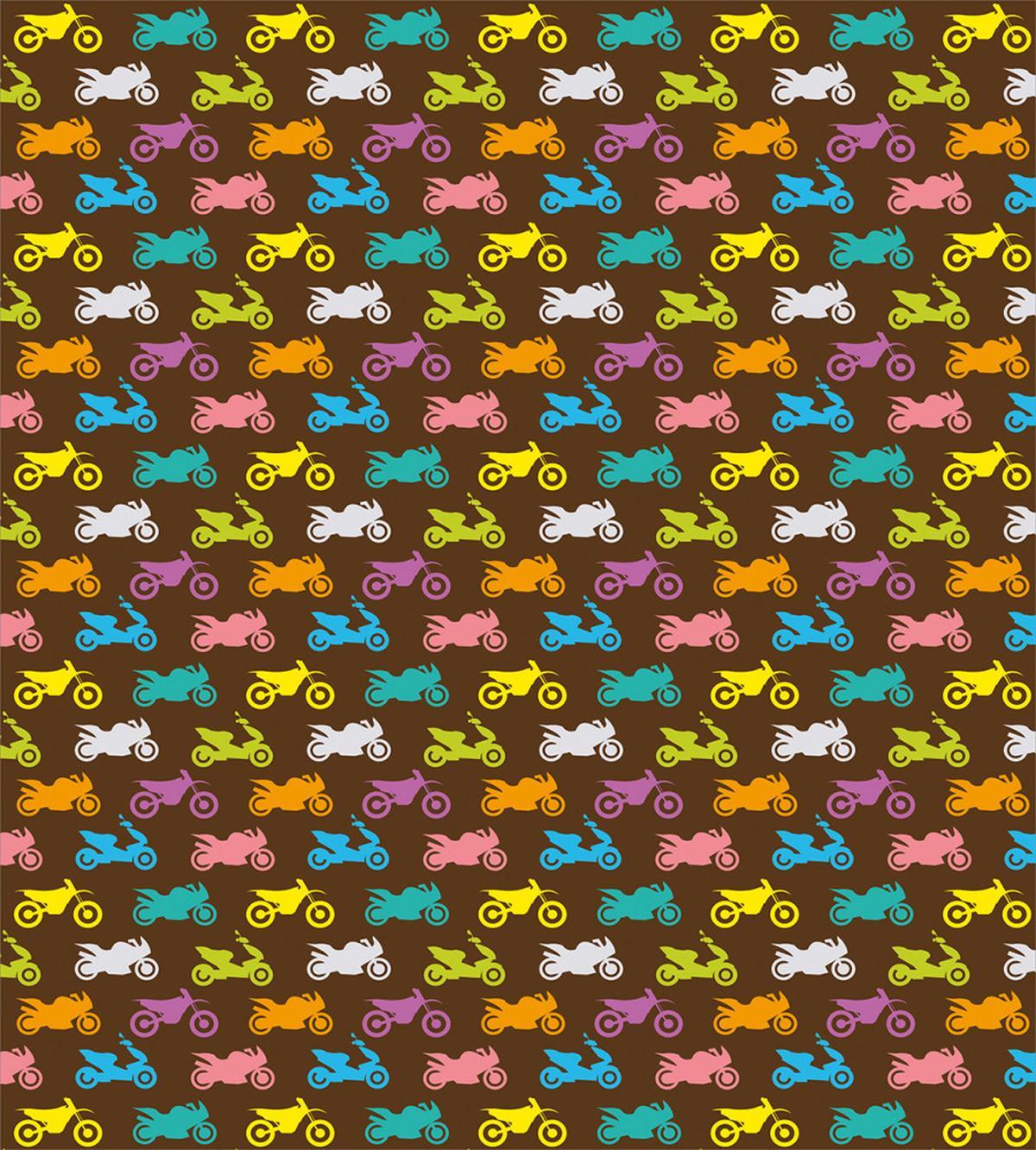 Motorcycles Retro Style — Pattern