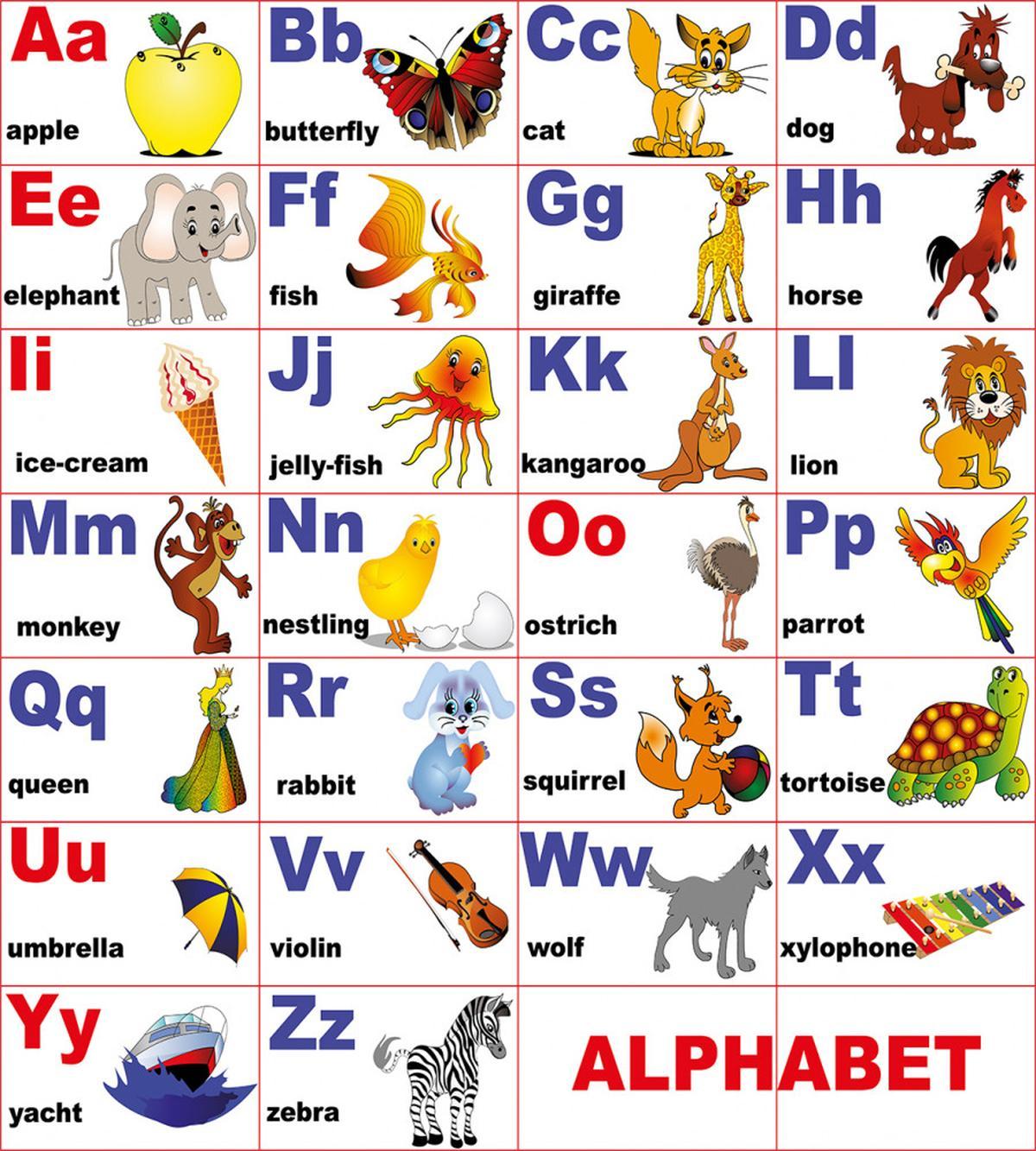 Animal Letters — Pattern