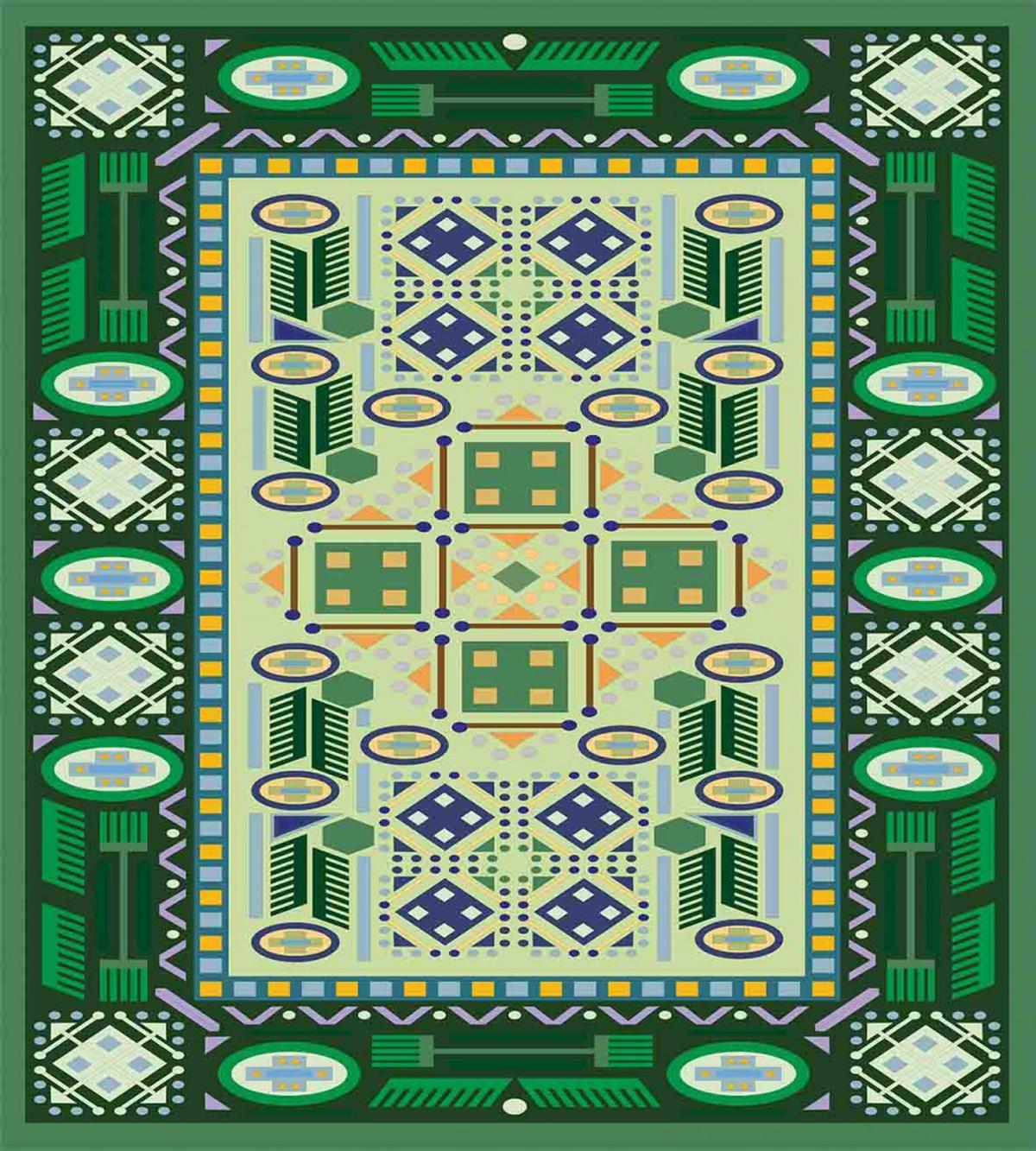Oriental Shapes Pattern — Pattern