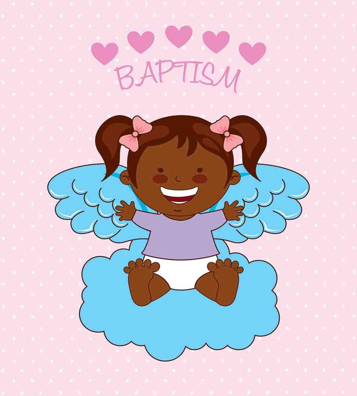 Child Flying on Clouds — Pattern