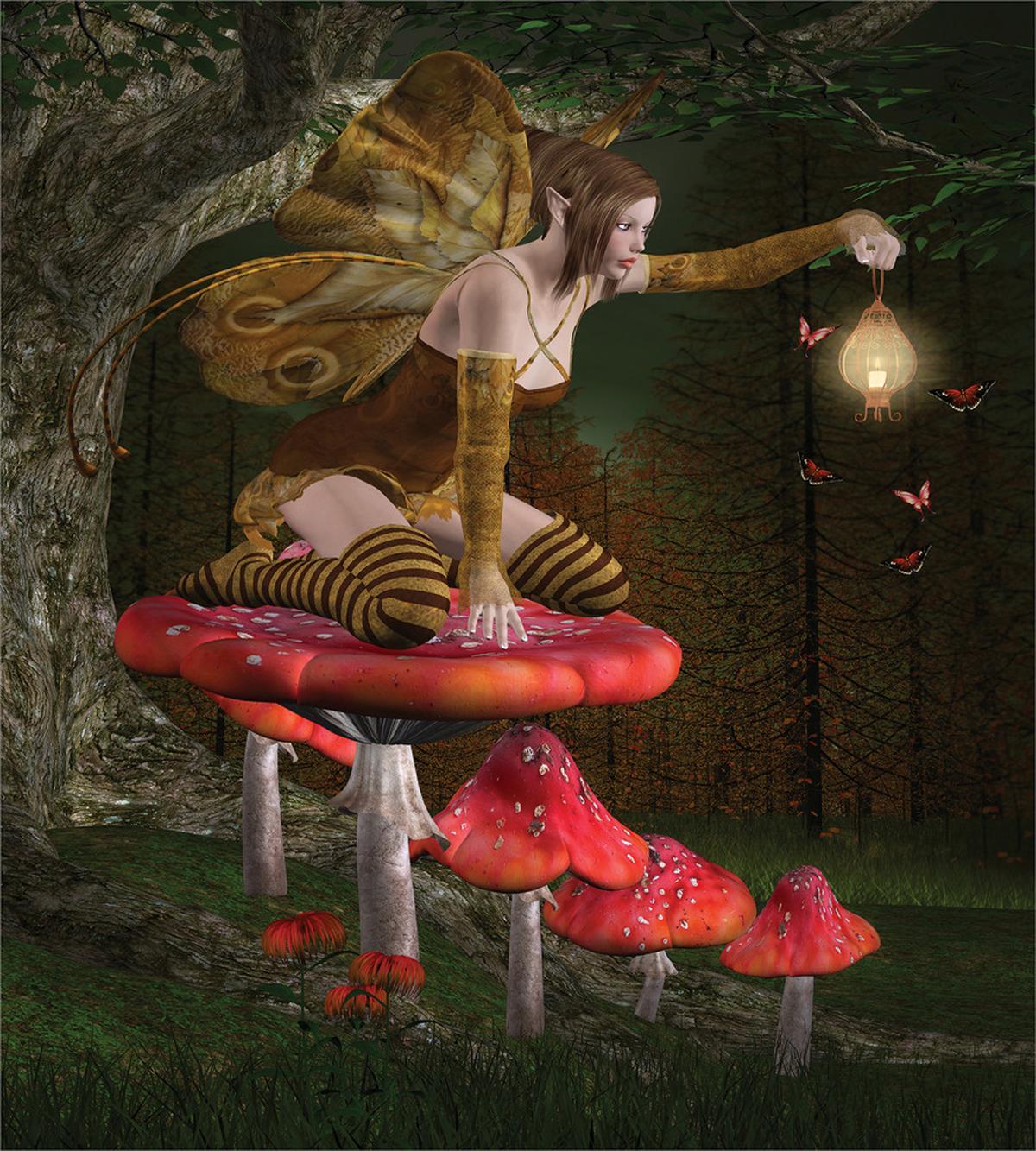 Mythical Fairy Mushroom — Pattern