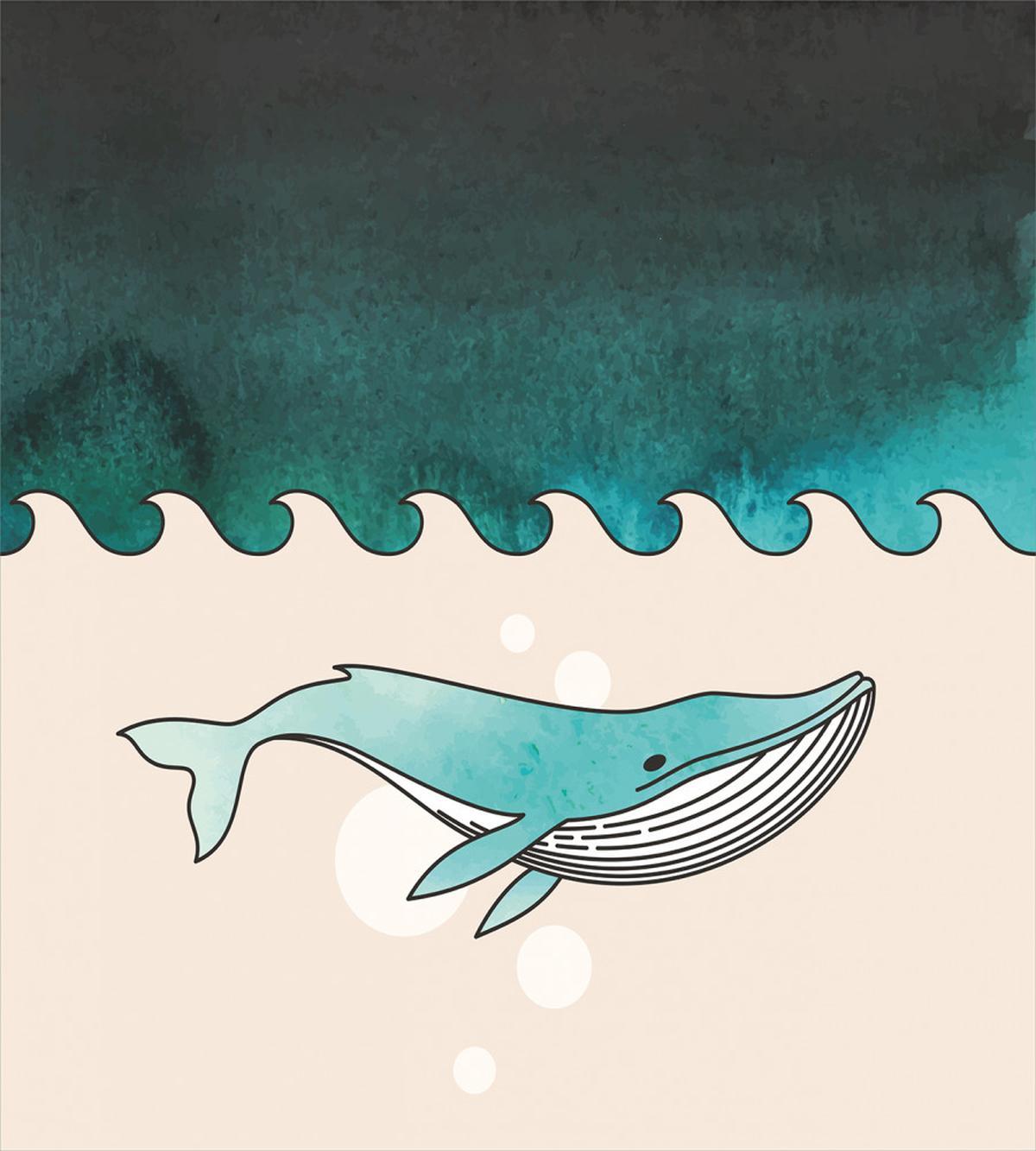 Fish Swimming Submarine — Pattern