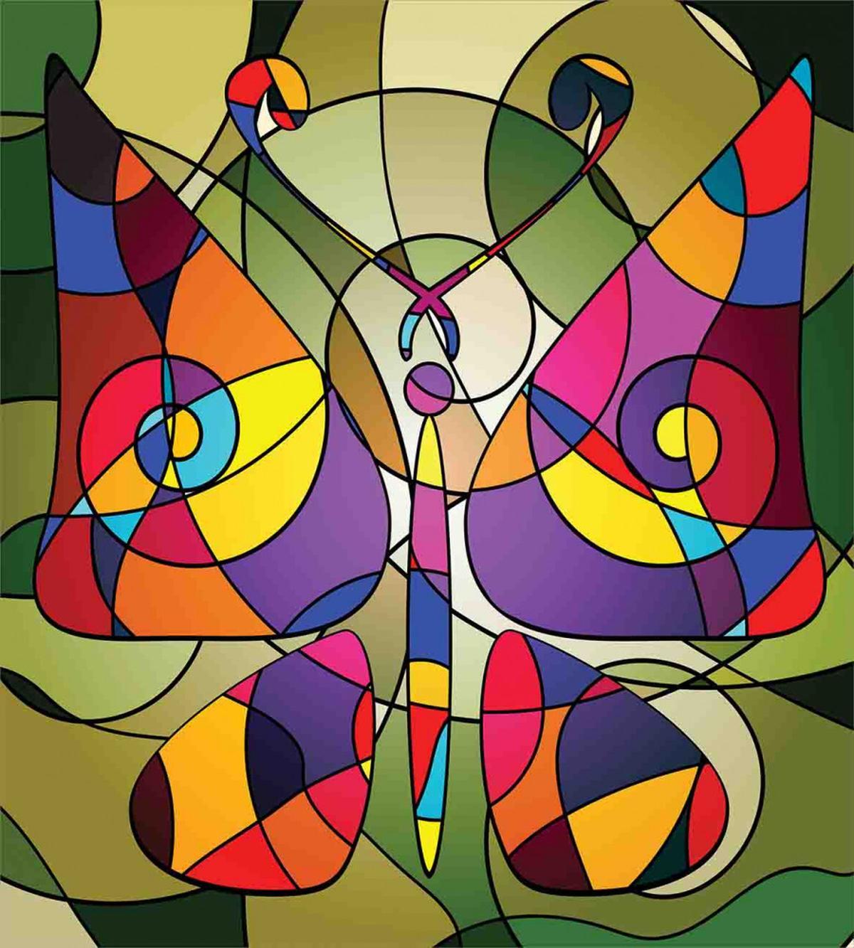 Abstract Butterfly Art — Pattern