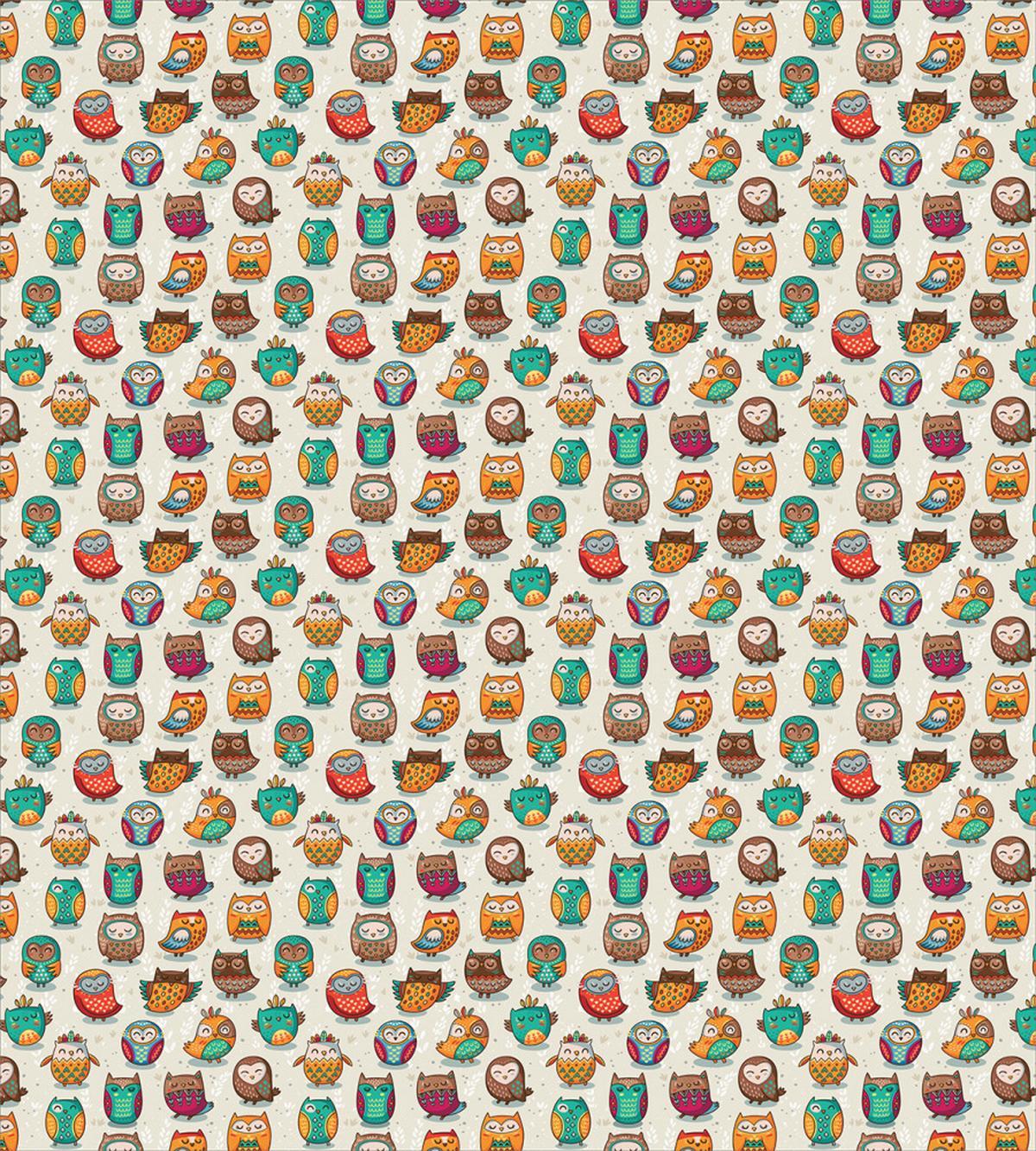 Cheerful Cartoon Native — Pattern