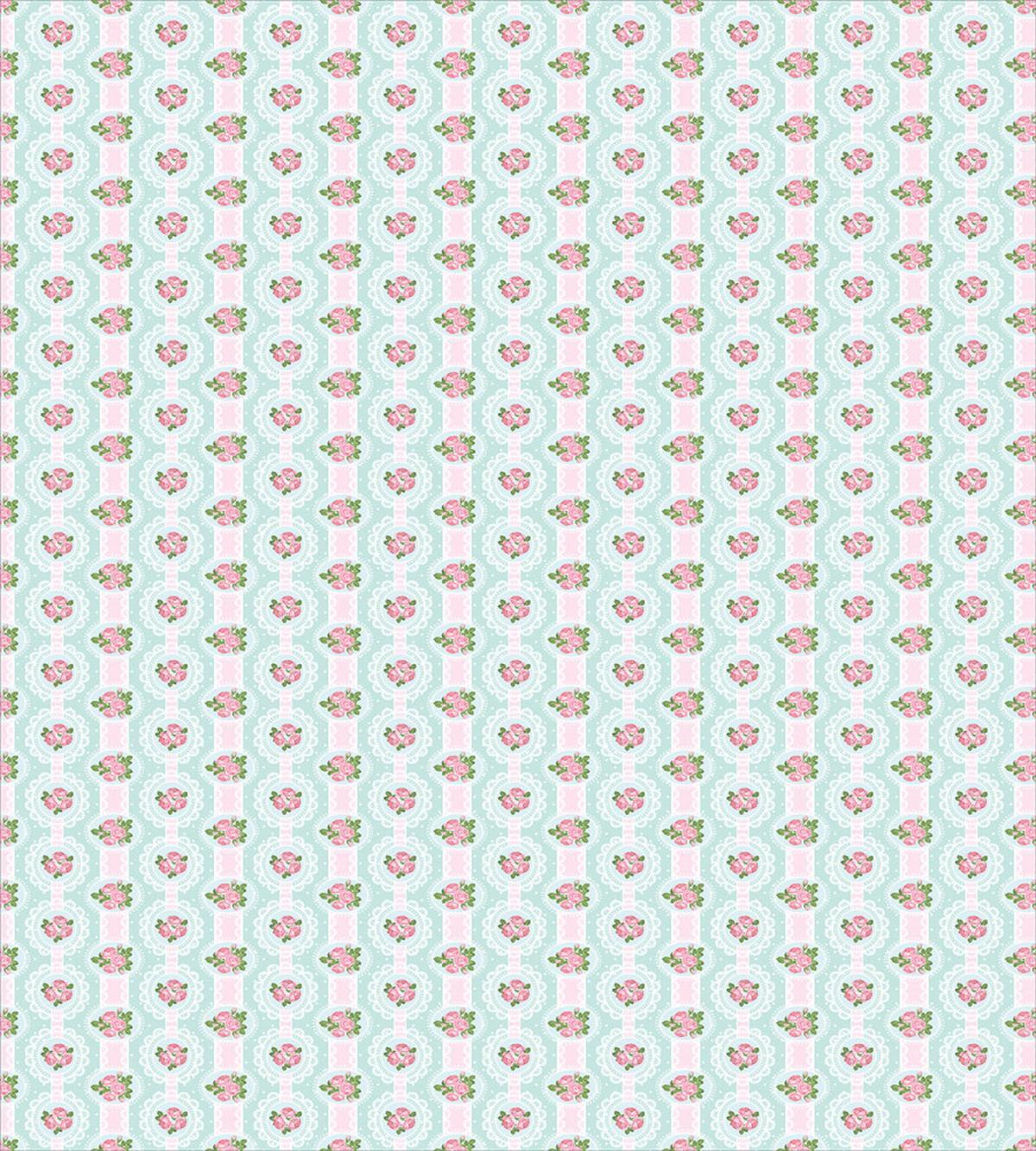 Retro Shabby Rose Bouquets — Pattern