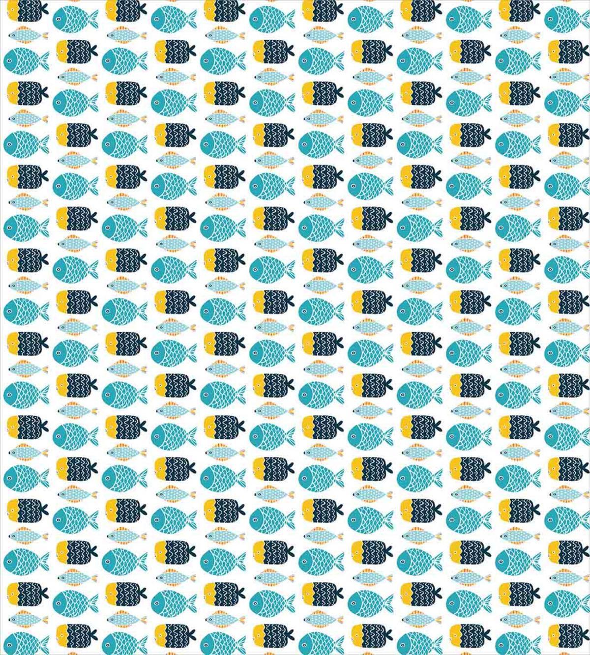 Cartoon Style Scale Motifs — Pattern