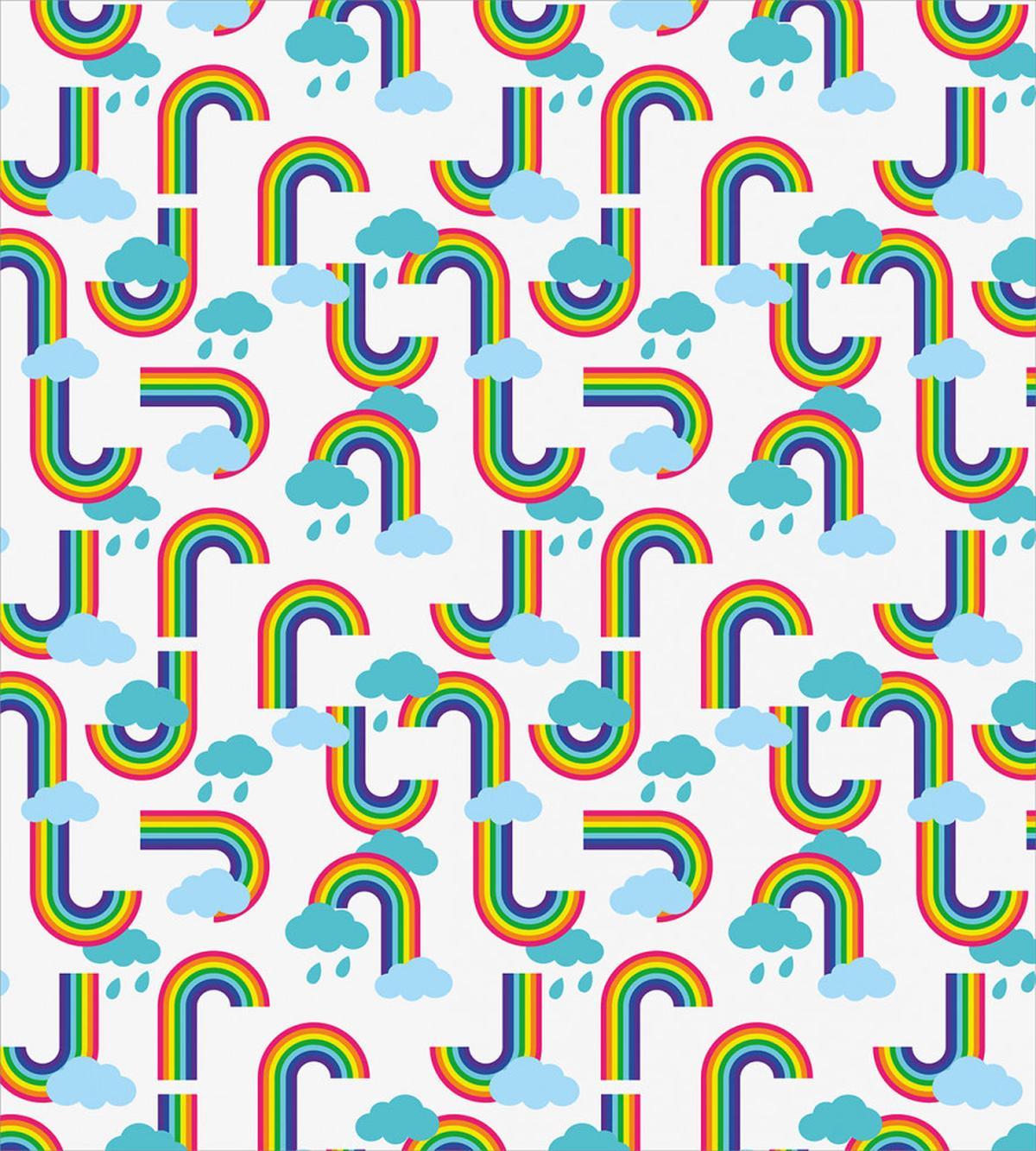 Rainbow and Clouds Pattern — Pattern