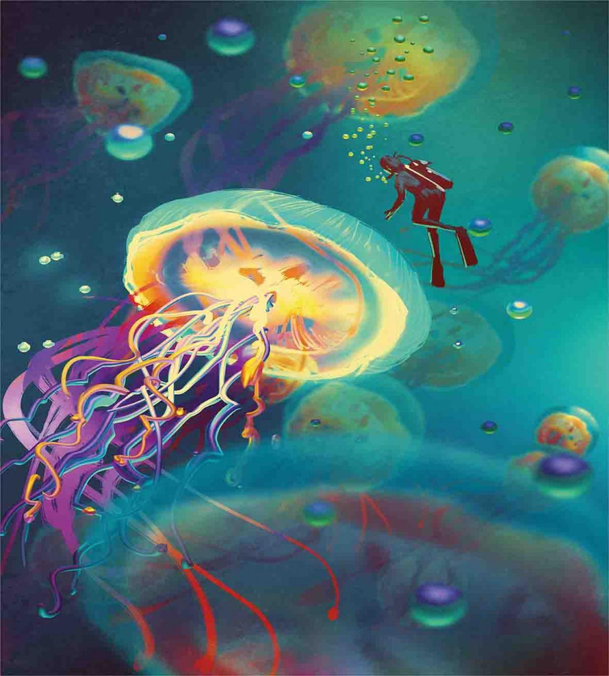 Submarine Jellyfish — Pattern