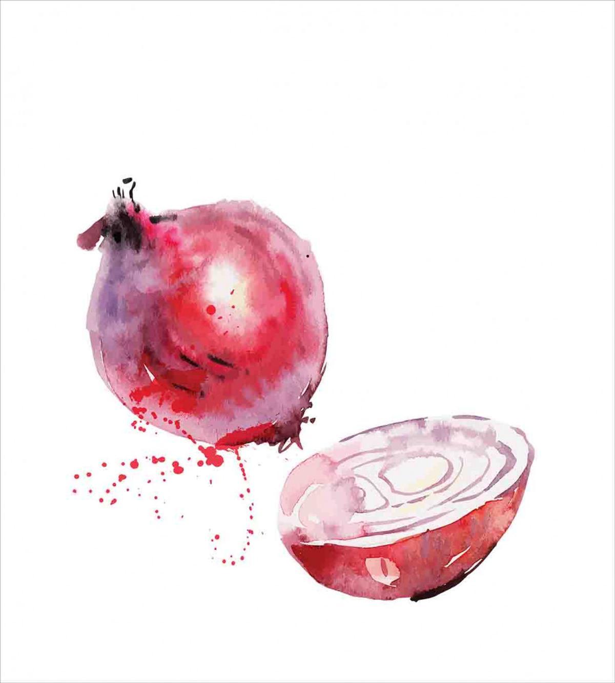 Onion Watercolors — Pattern