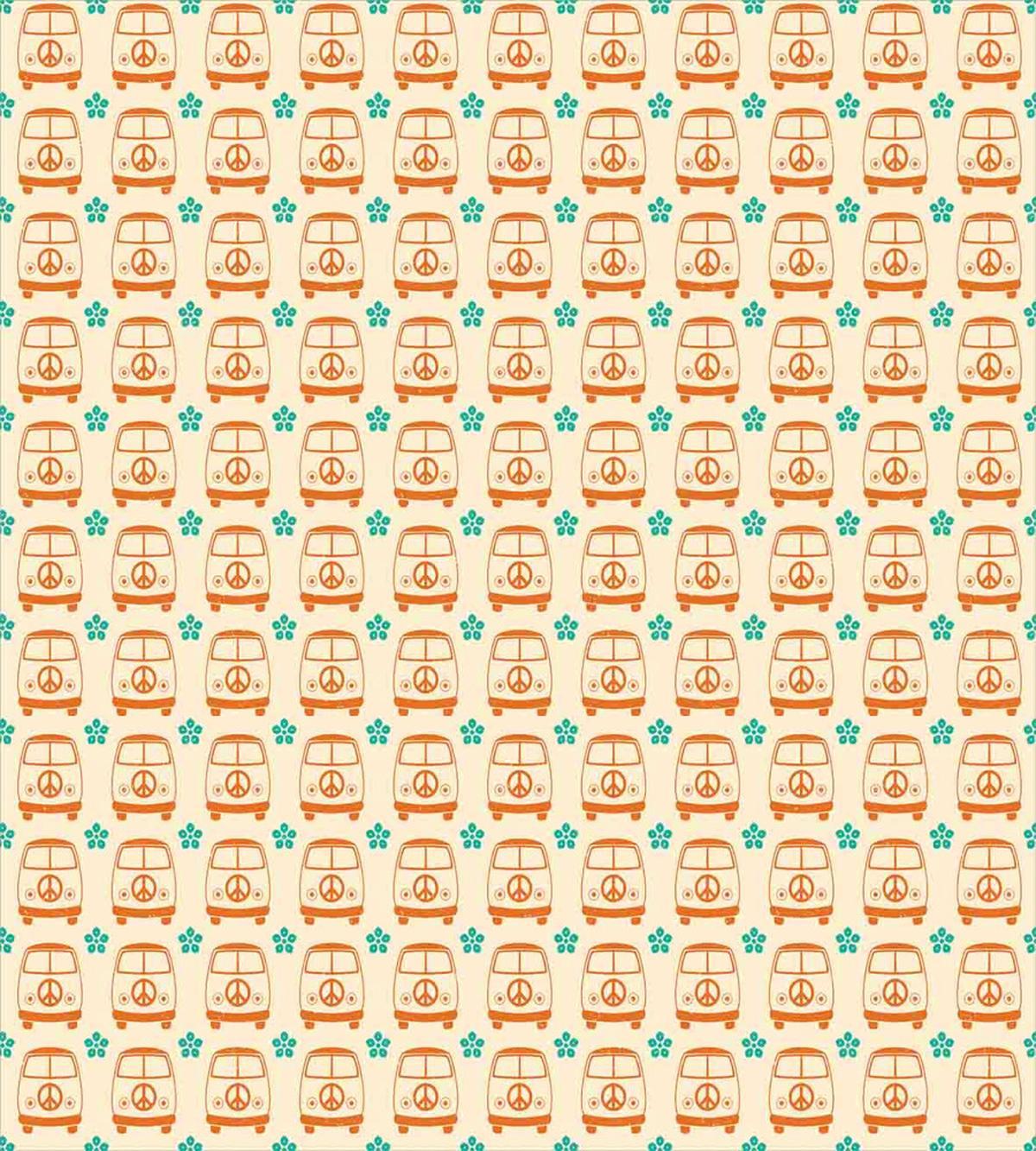 Vintage Minivans Peace — Pattern