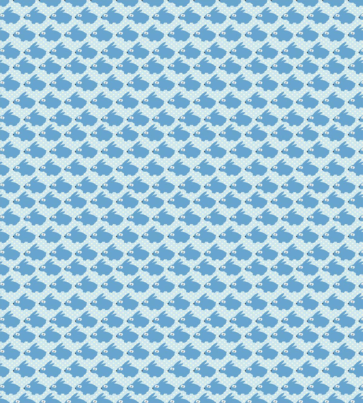 Funny Rabbits on Polka Dots — Pattern