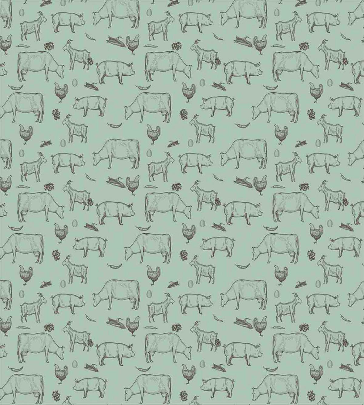Domestic Farm Silhouette — Pattern