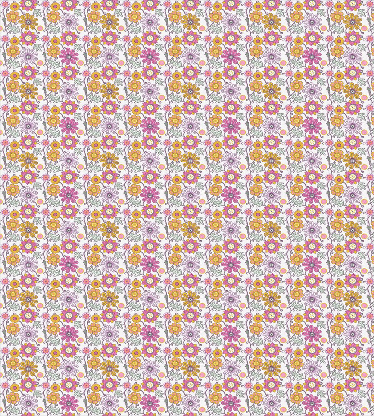 Folkloric Ornamental Flowers — Pattern