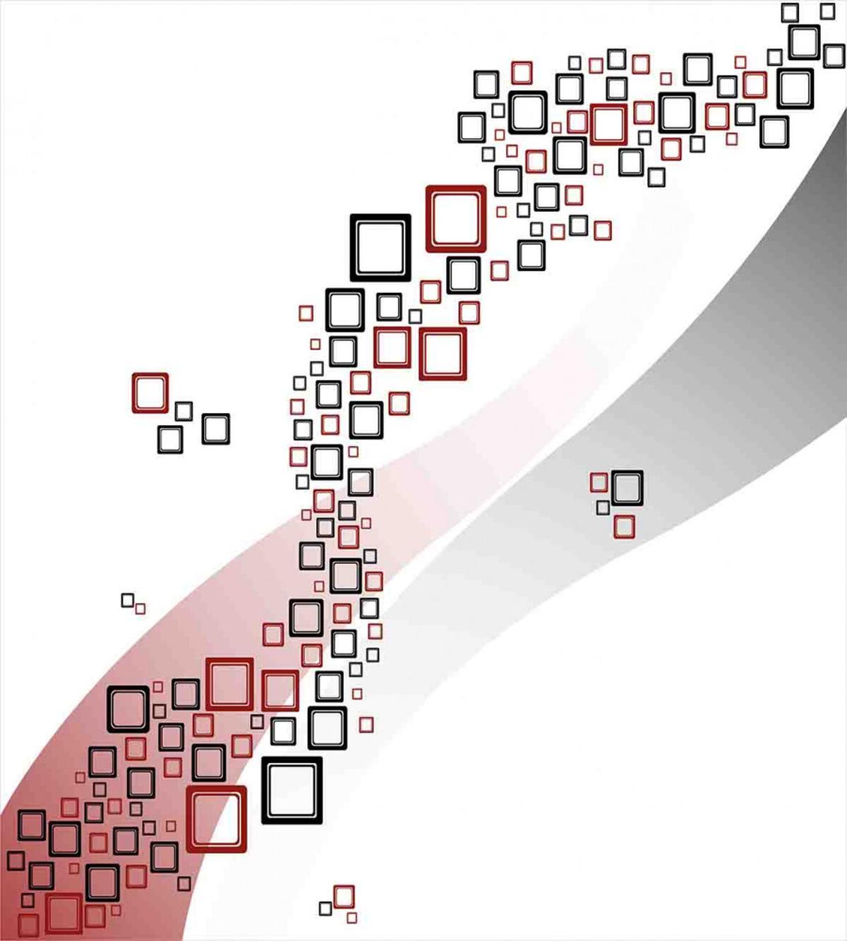 Square Wavy Shapes — Pattern