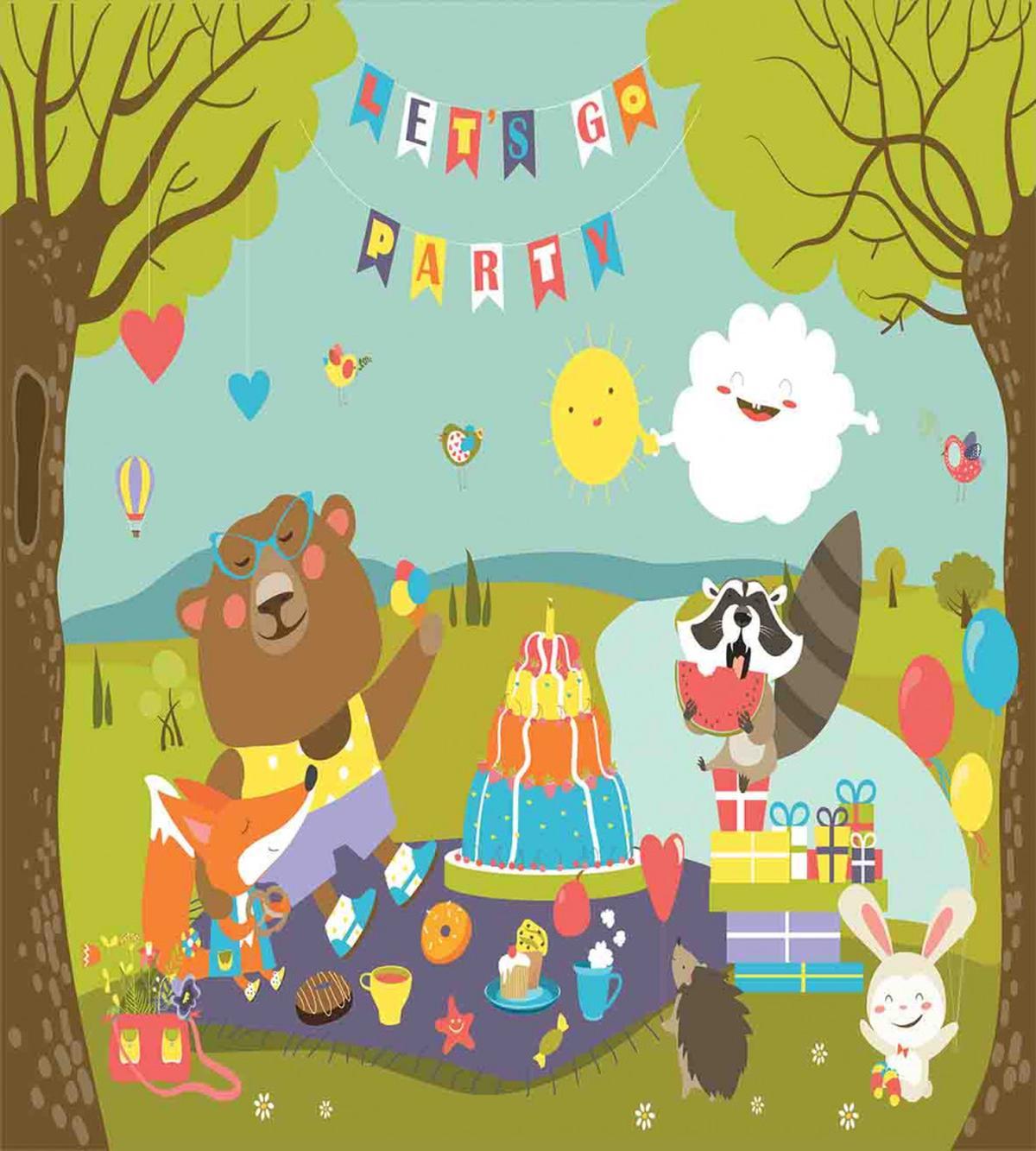 Woodland Party Design — Pattern