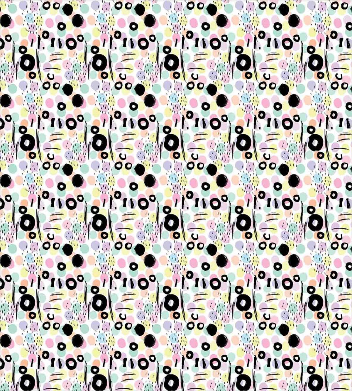 Colorful Dots Scribbles — Pattern