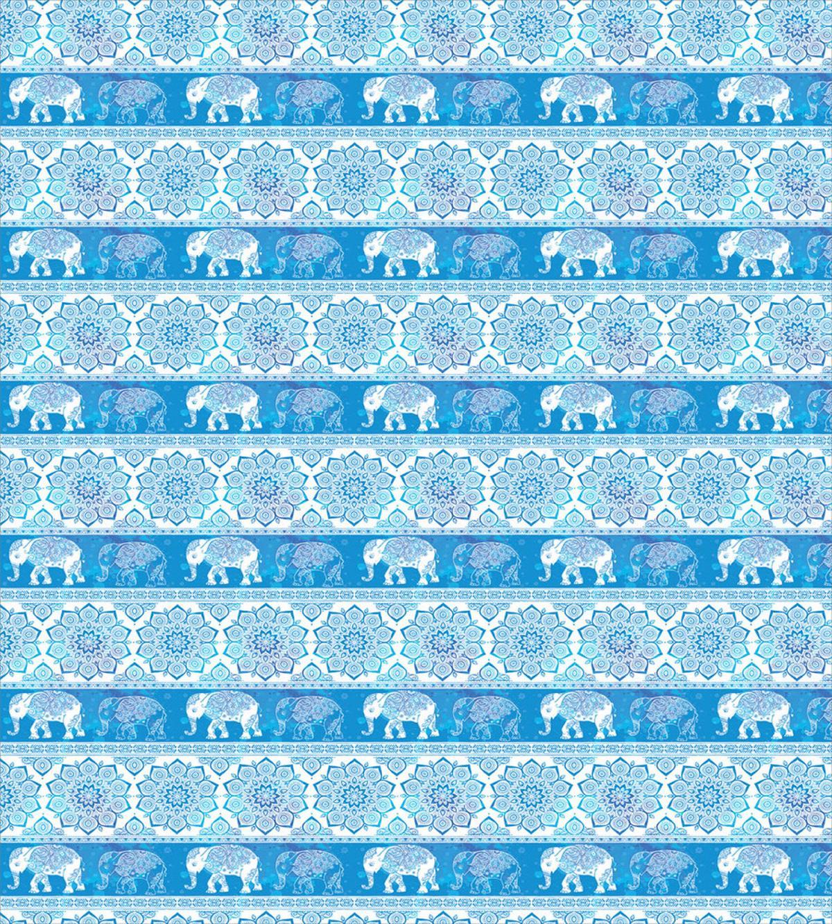 Ethnic Elephant Flourish — Pattern