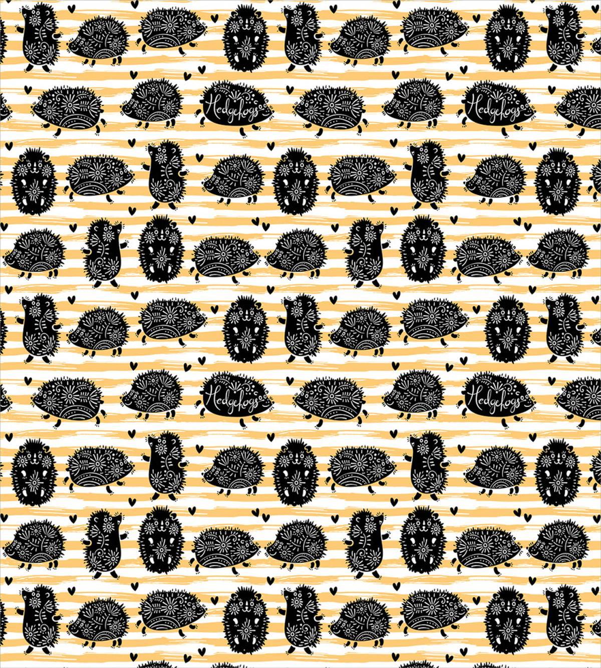 Floral Mascots Stripes — Pattern