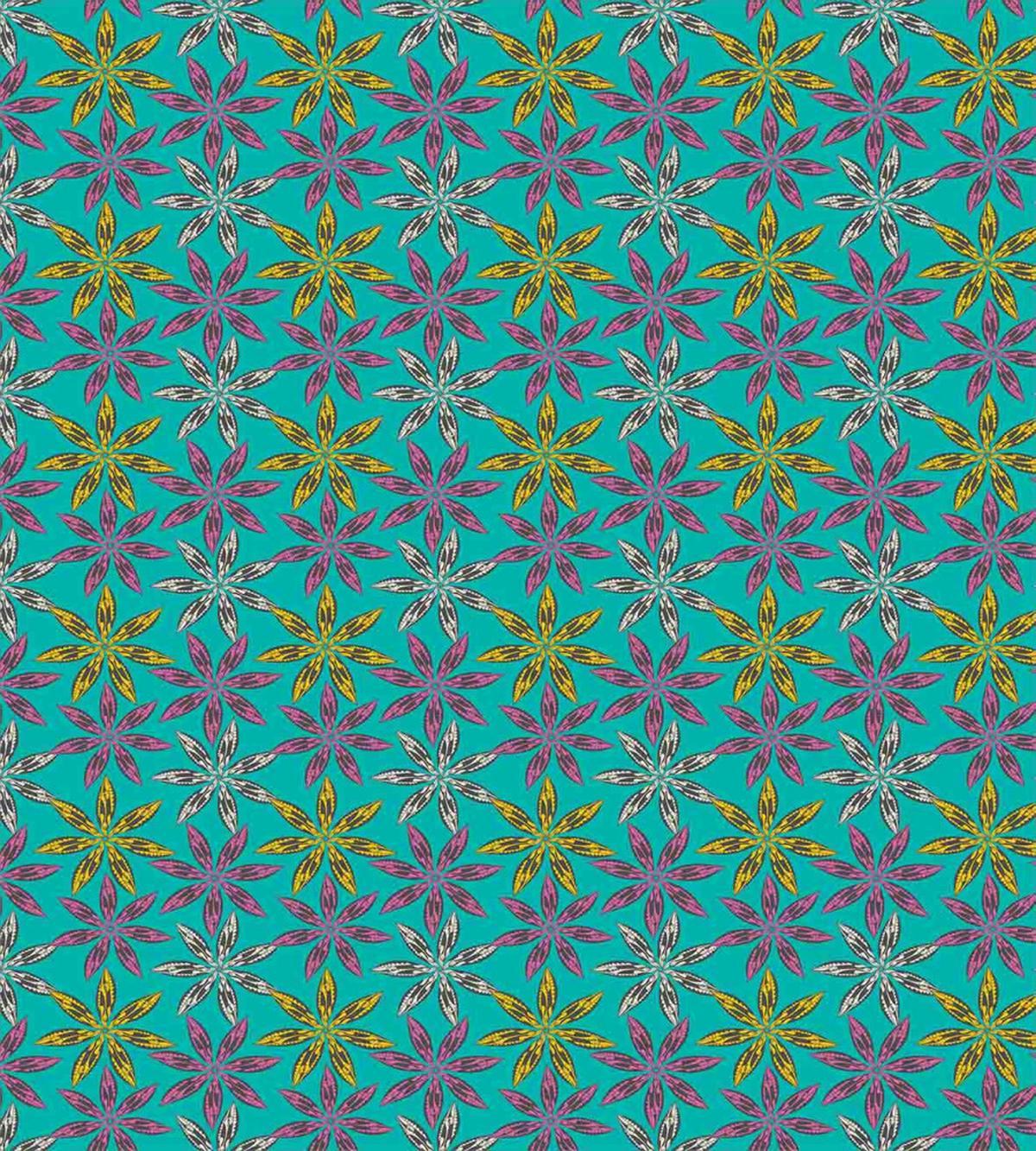 Colorful Abstract Petals — Pattern