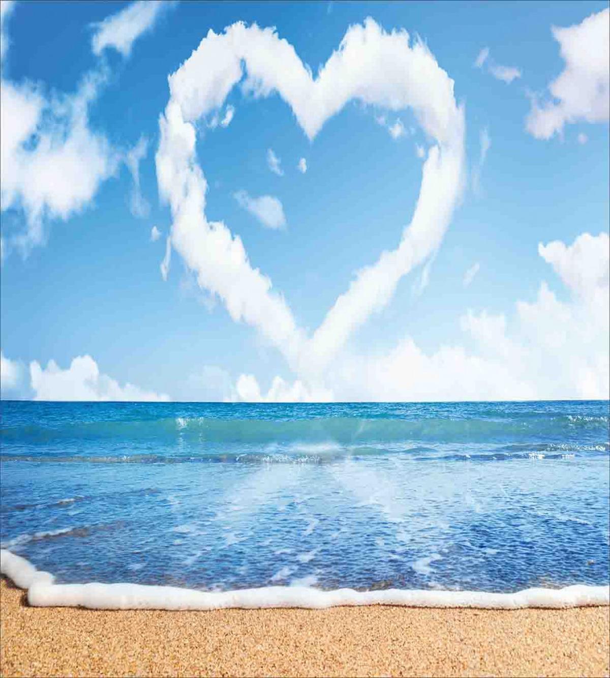 Clouds Heart Shape — Pattern