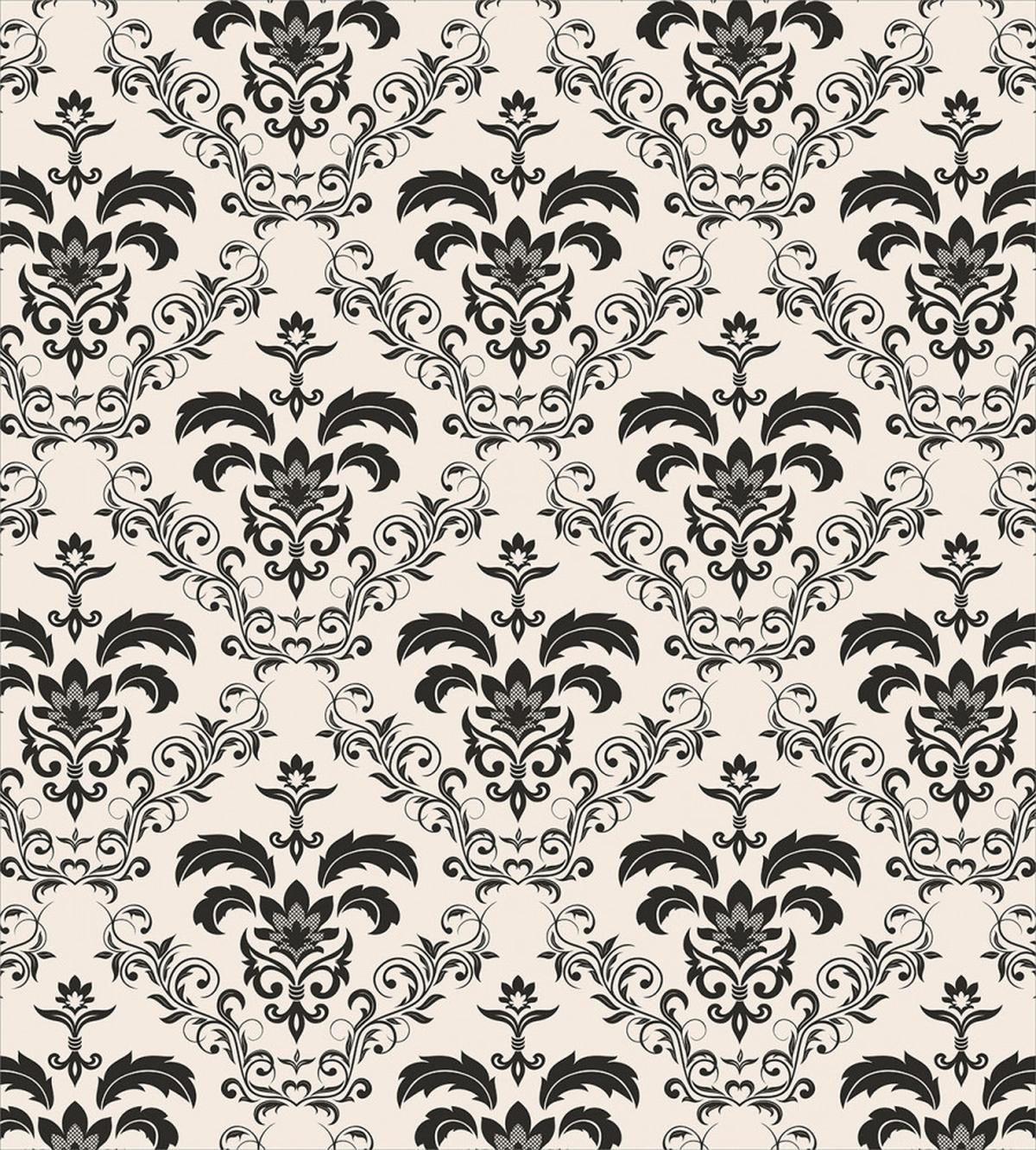 Bicolored Botany Damask — Pattern