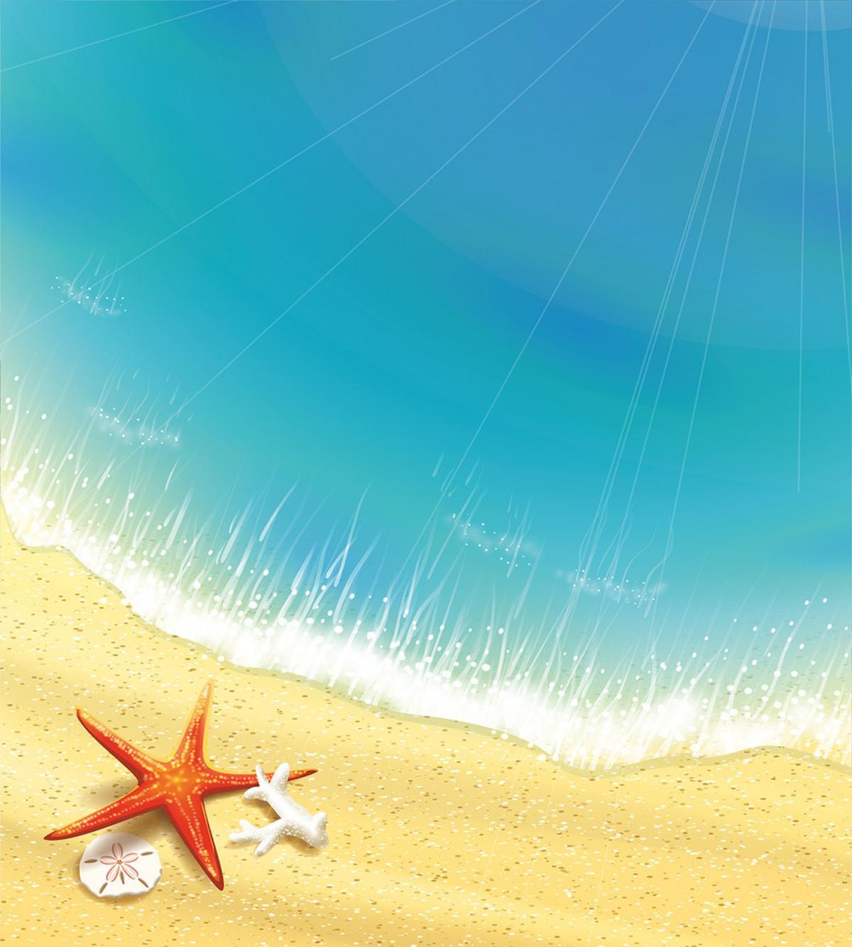 Waves on Beach — Pattern