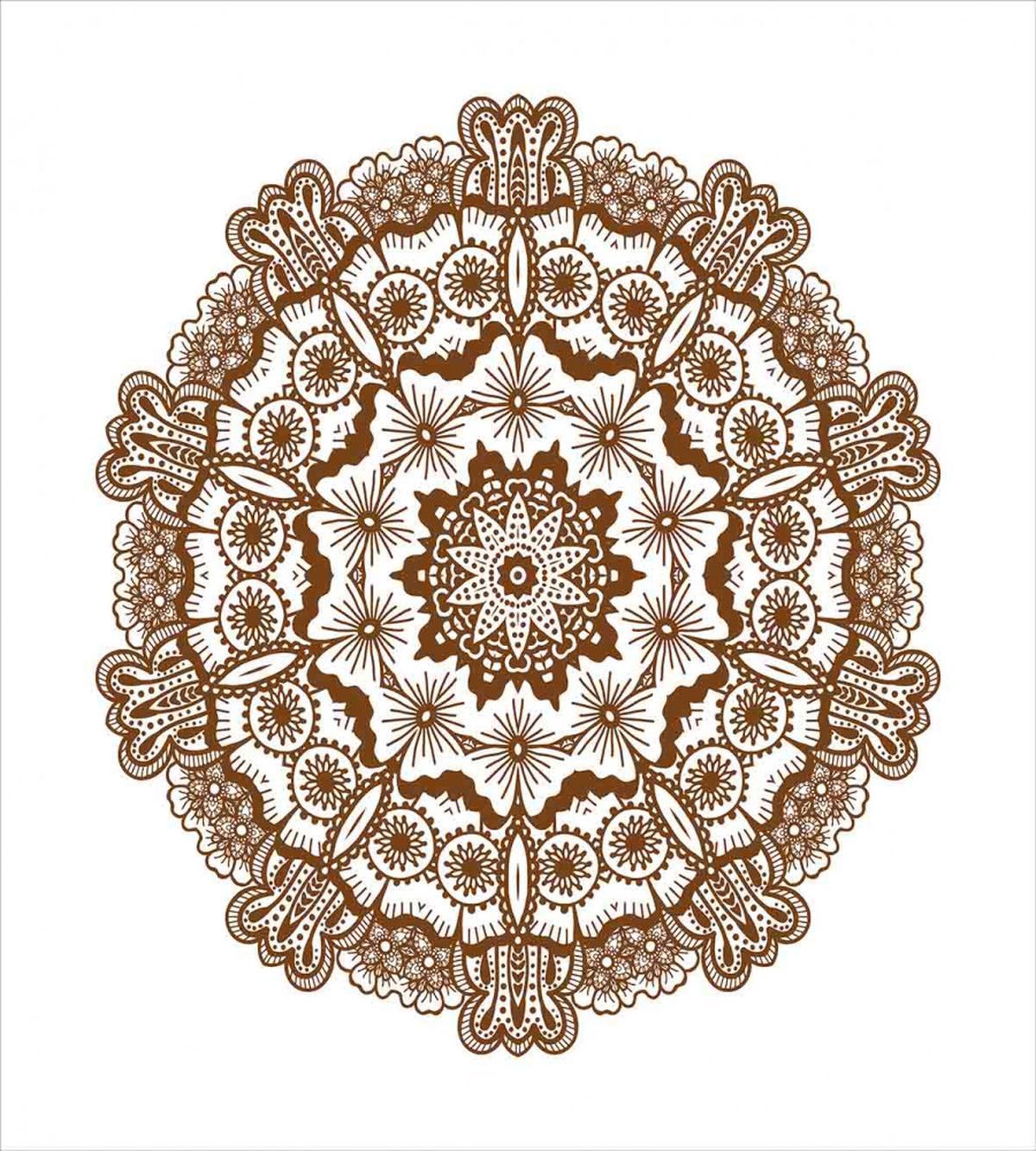 Monochrome Circles Ornate — Pattern