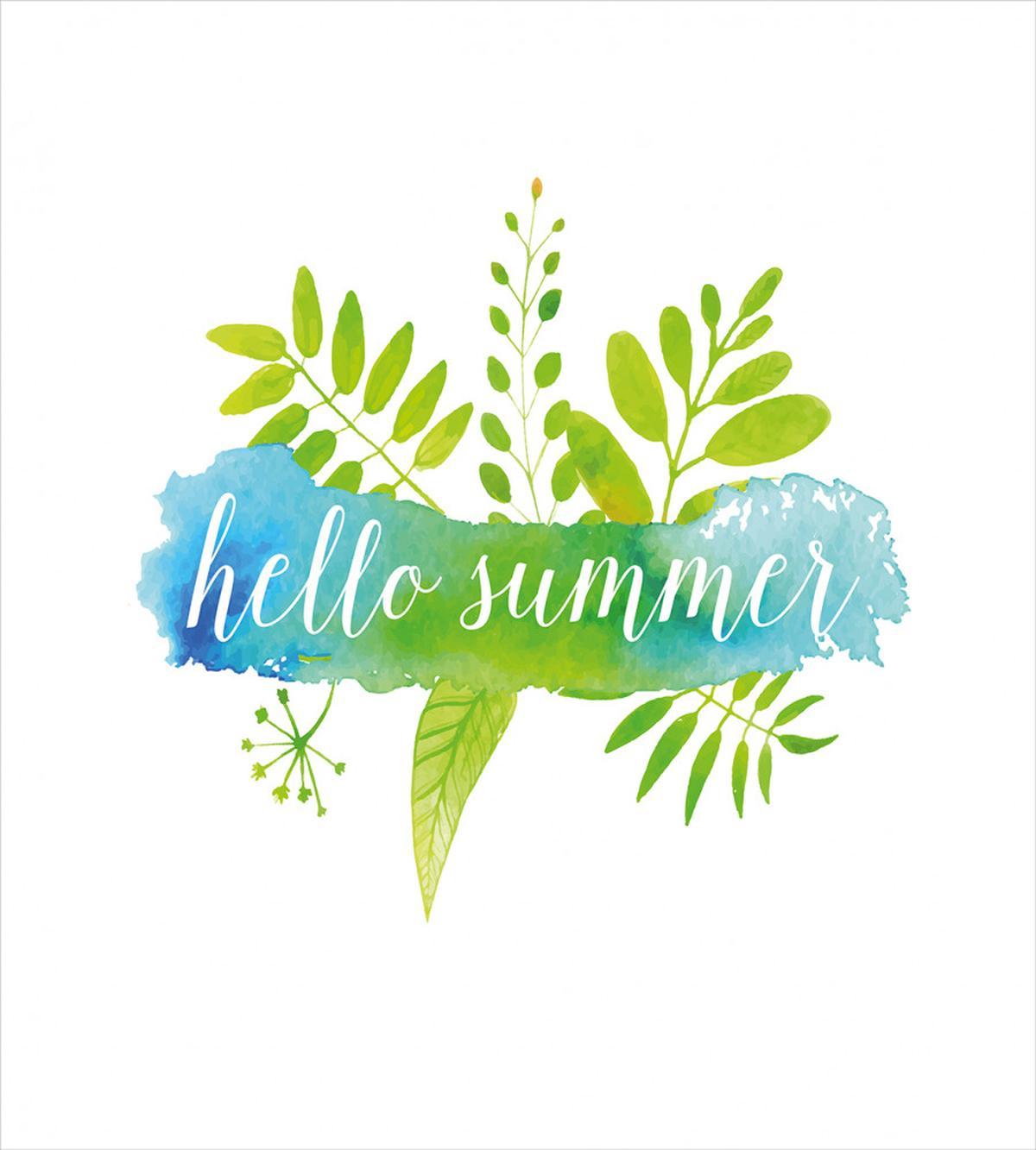 Foliage Watercolor — Pattern