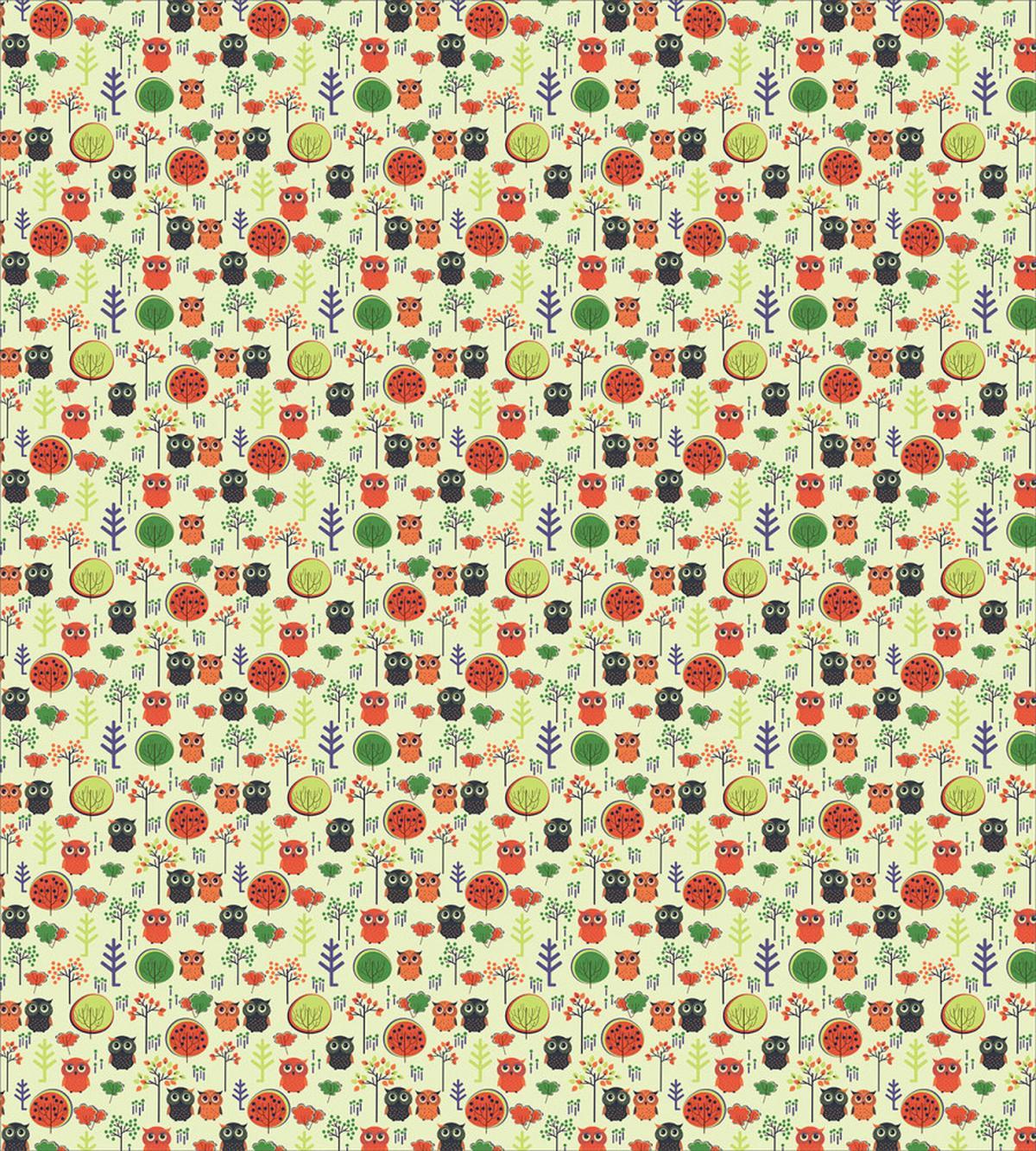 Birds Trees and Plants — Pattern